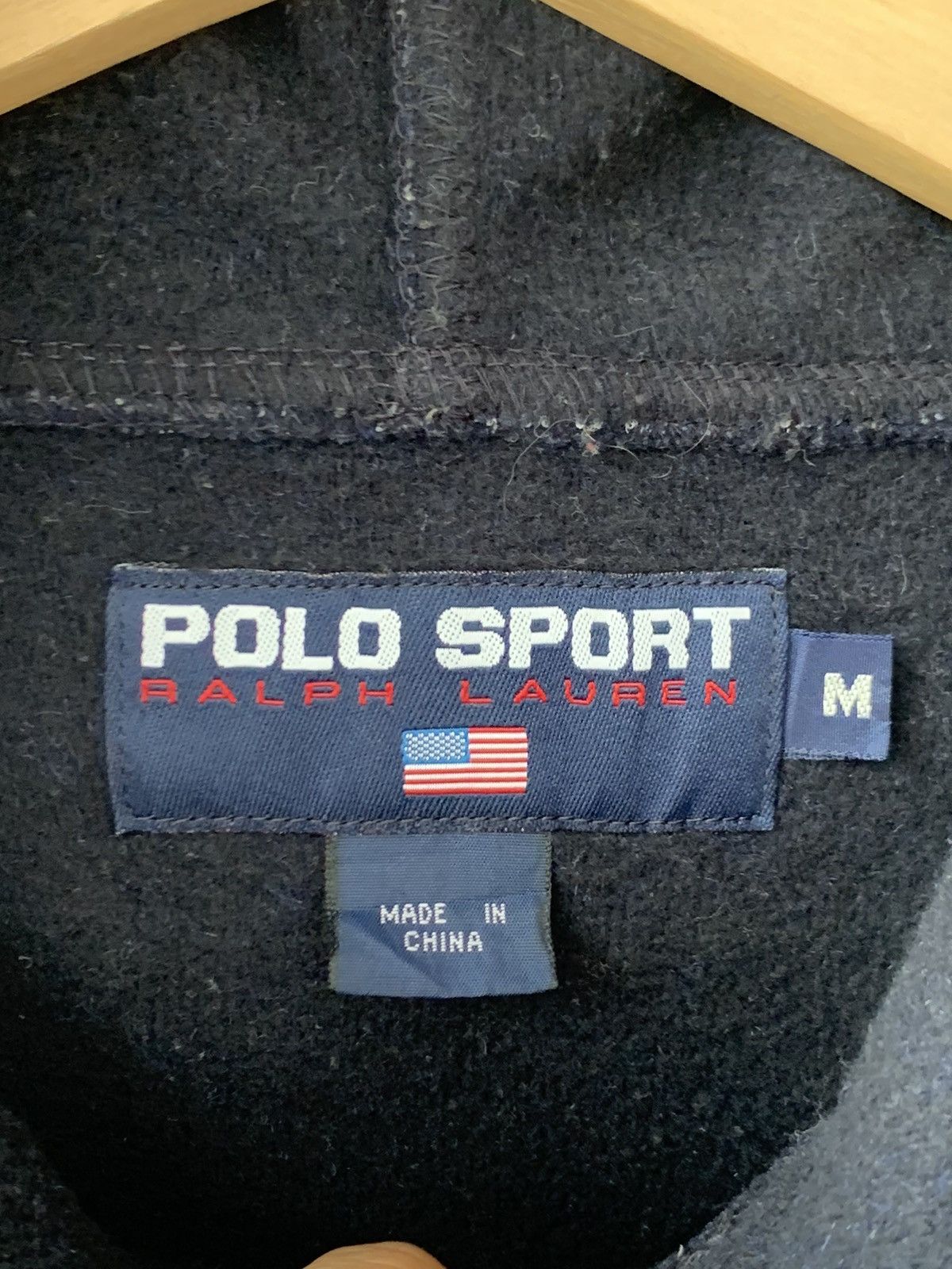 Polo Ralph Lauren Vintage 90’s Polo Sport Ralph Lauren Big Logo Fleece Hoodie Size US M / EU 48-50 / 2 - 3 Thumbnail