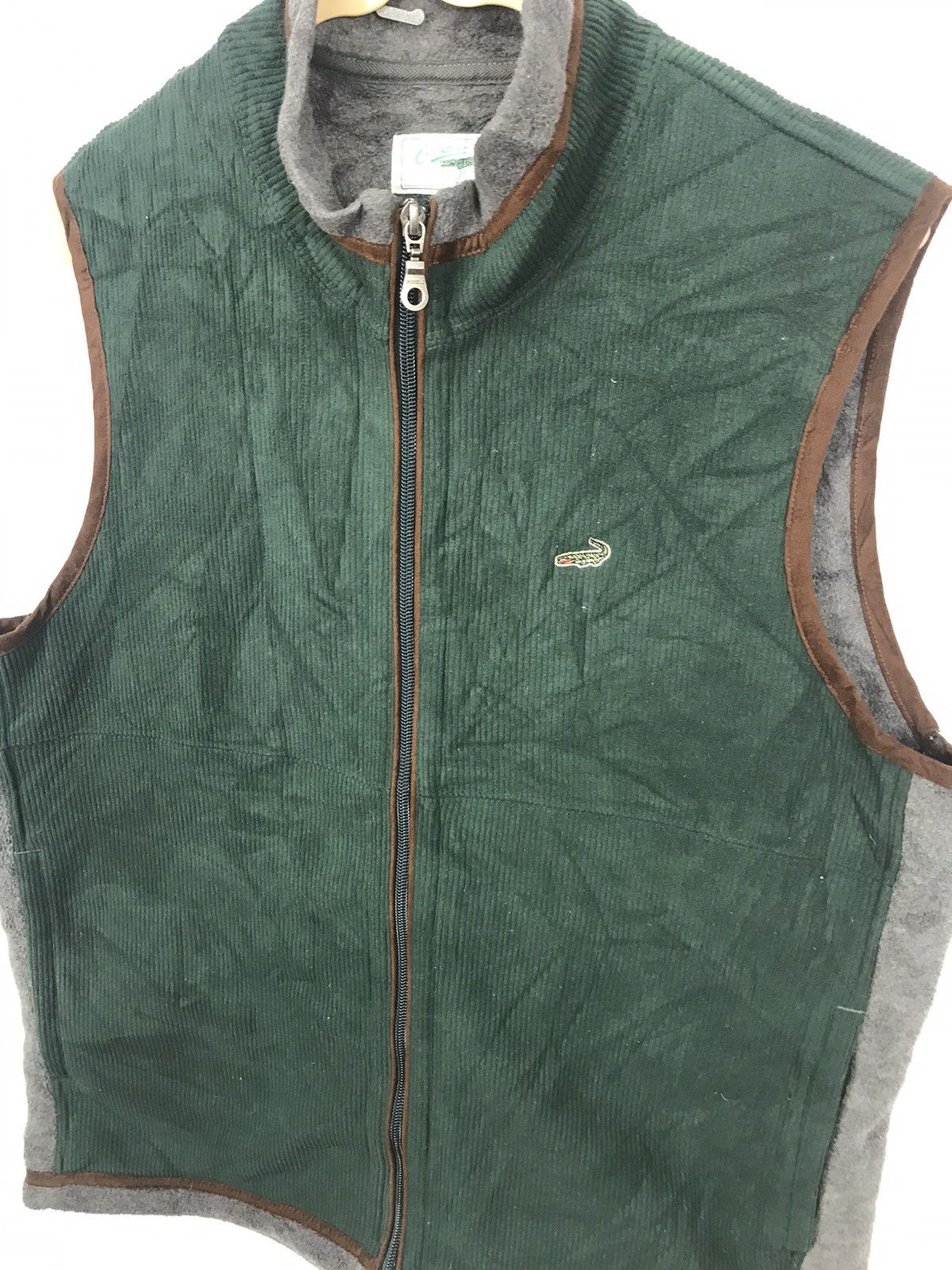Japanese Brand × Vintage Vintage crocodile zipper sleeveless sweater Size US S / EU 44-46 / 1 - 5 Thumbnail