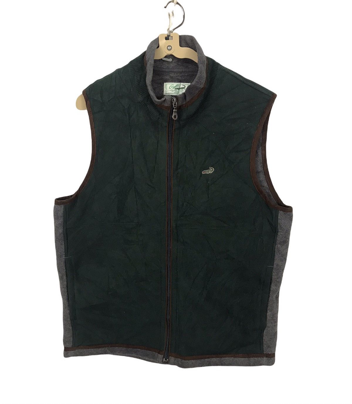 Japanese Brand × Vintage Vintage crocodile zipper sleeveless sweater Size US S / EU 44-46 / 1 - 1 Thumbnail