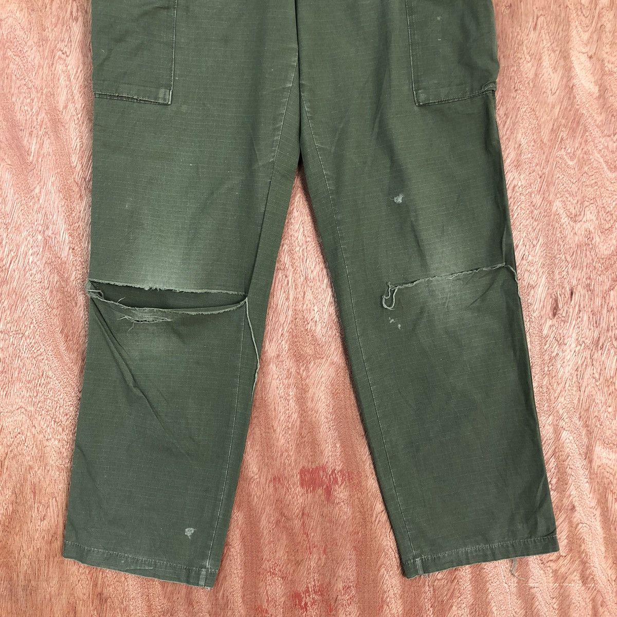 Dickies Dickies Green distressed Tactical CArgo Pants #c831 Size US 26 / EU 42 - 3 Thumbnail