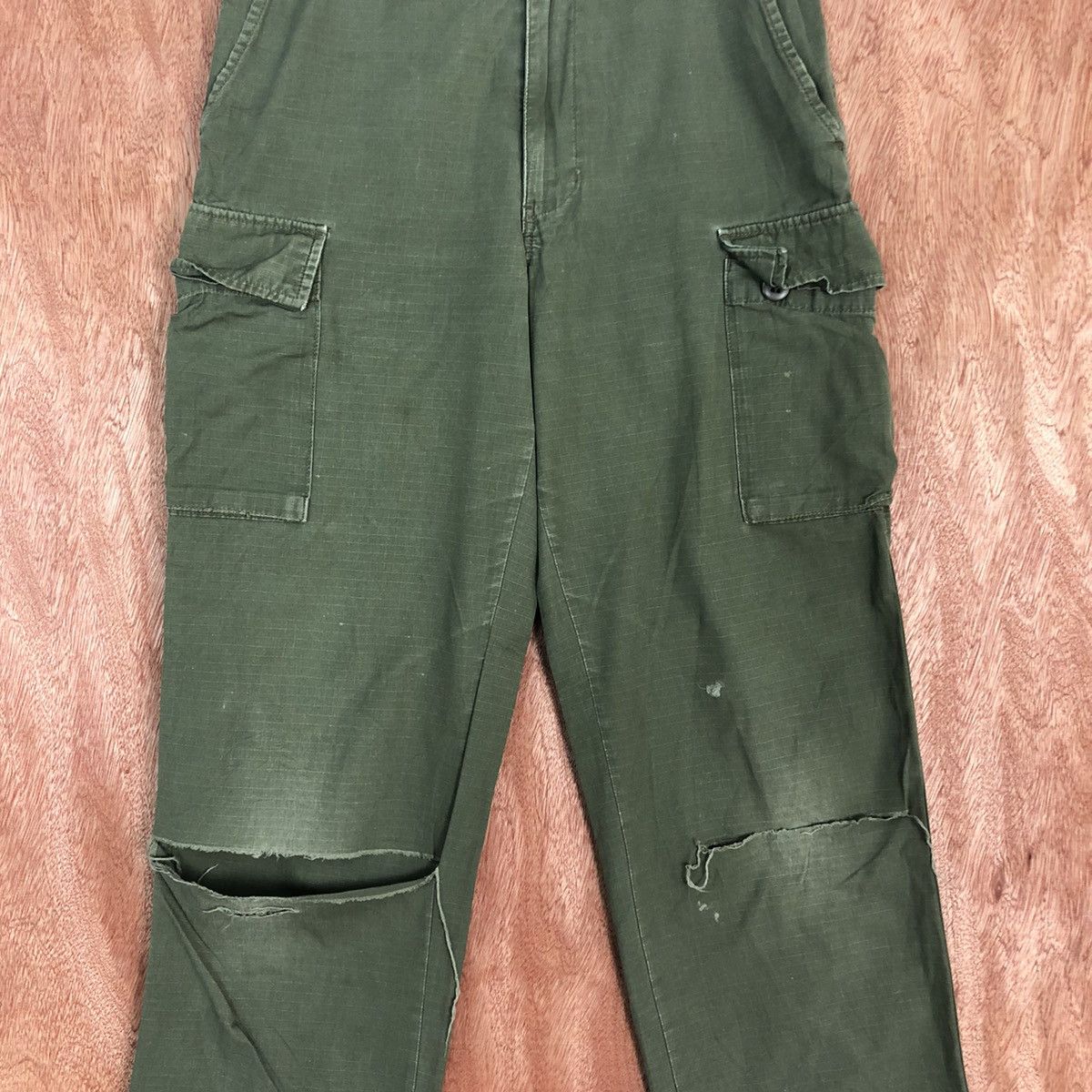 Dickies Dickies Green distressed Tactical CArgo Pants #c831 Size US 26 / EU 42 - 4 Thumbnail