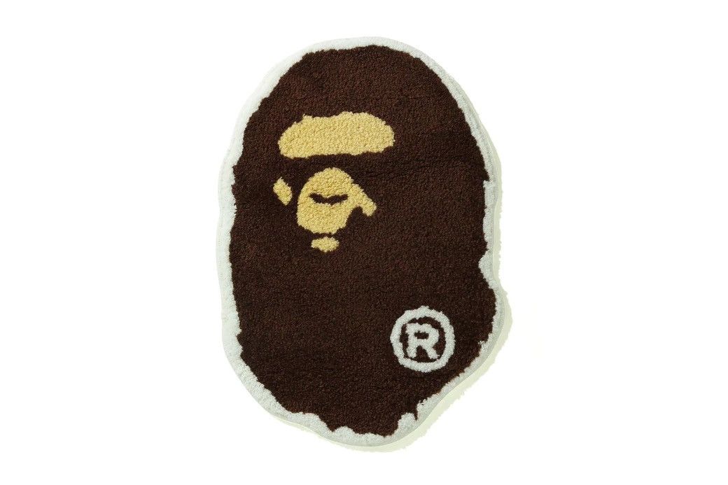 image of Bape Big Ape Head Rug Mat, Men's