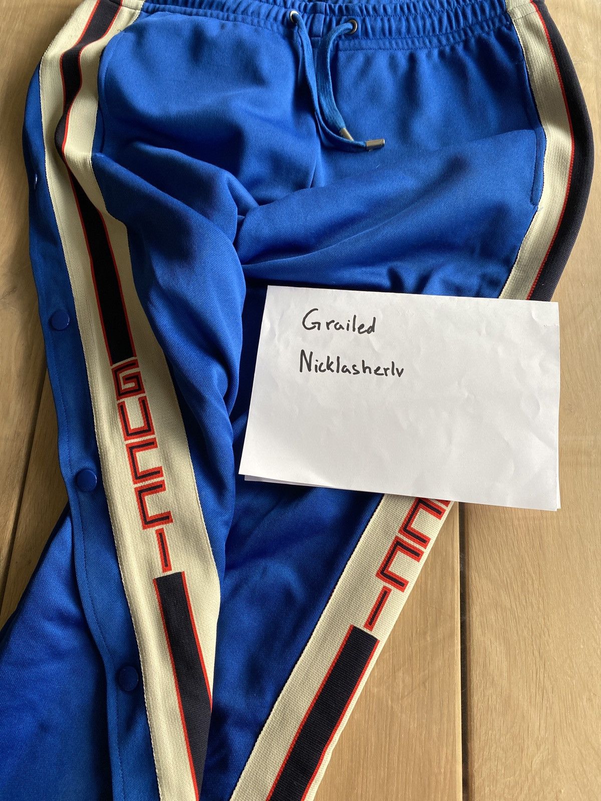Gucci Gucci Stripe Logo Track Pant Size US 32 / EU 48 - 6 Thumbnail