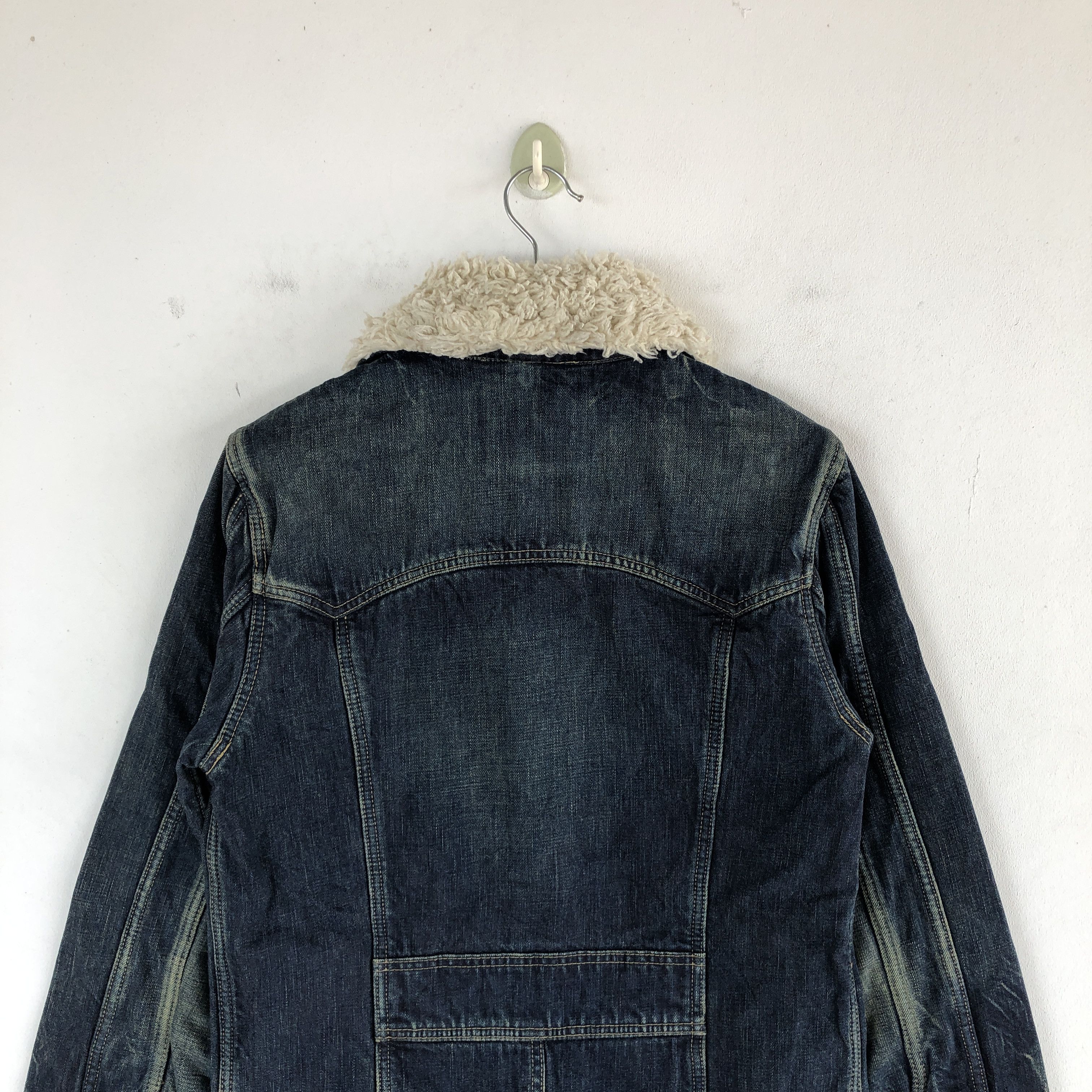 Hysteric Glamour × If Six Was Nine × Vintage Vintage Hysteric Glamour Kinky Sherpa Workers Jeans Jackets Size US S / EU 44-46 / 1 - 7 Thumbnail