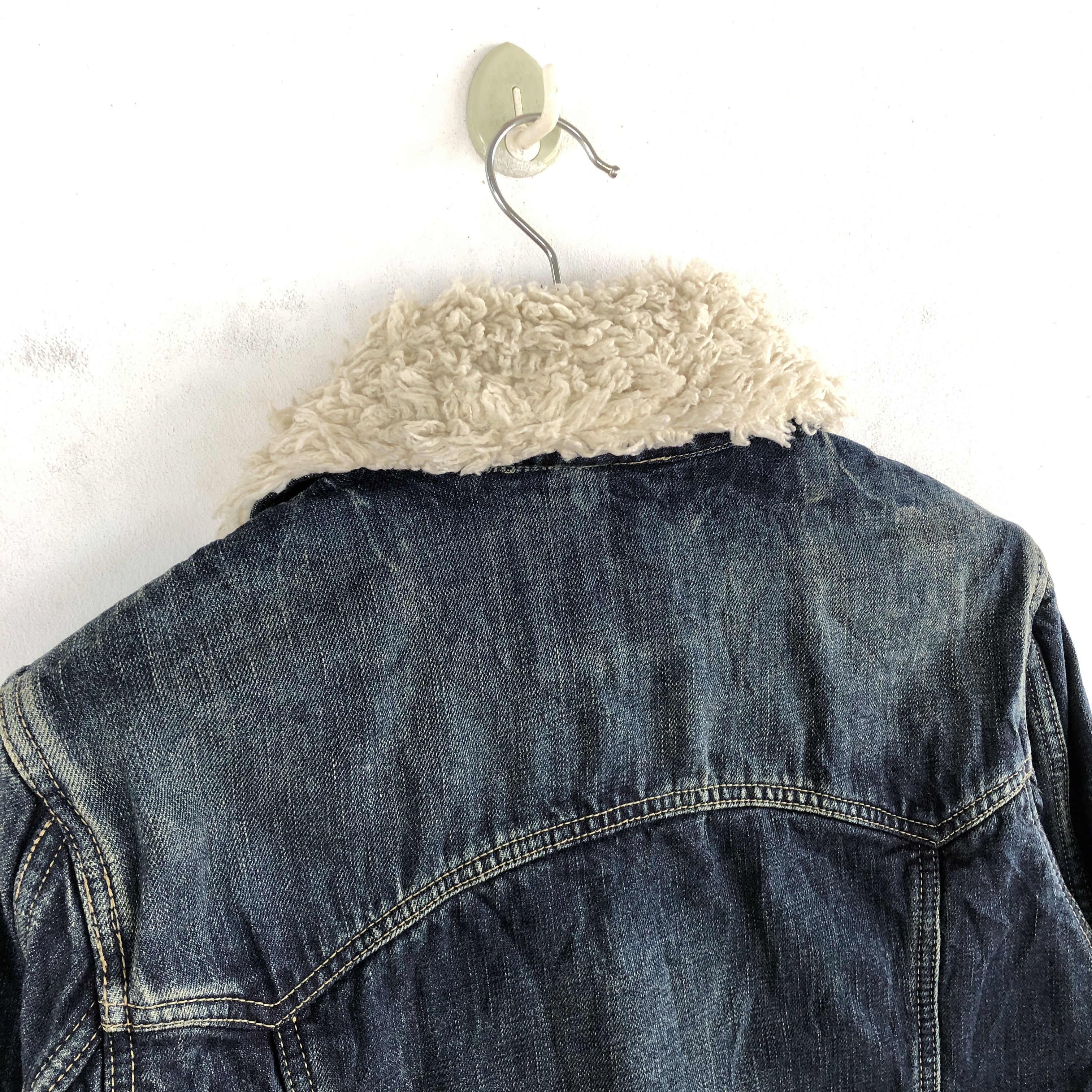 Hysteric Glamour × If Six Was Nine × Vintage Vintage Hysteric Glamour Kinky Sherpa Workers Jeans Jackets Size US S / EU 44-46 / 1 - 9 Thumbnail