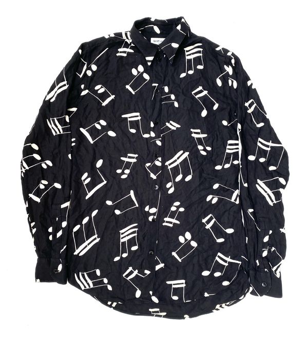 Saint laurent outlet music note shirt