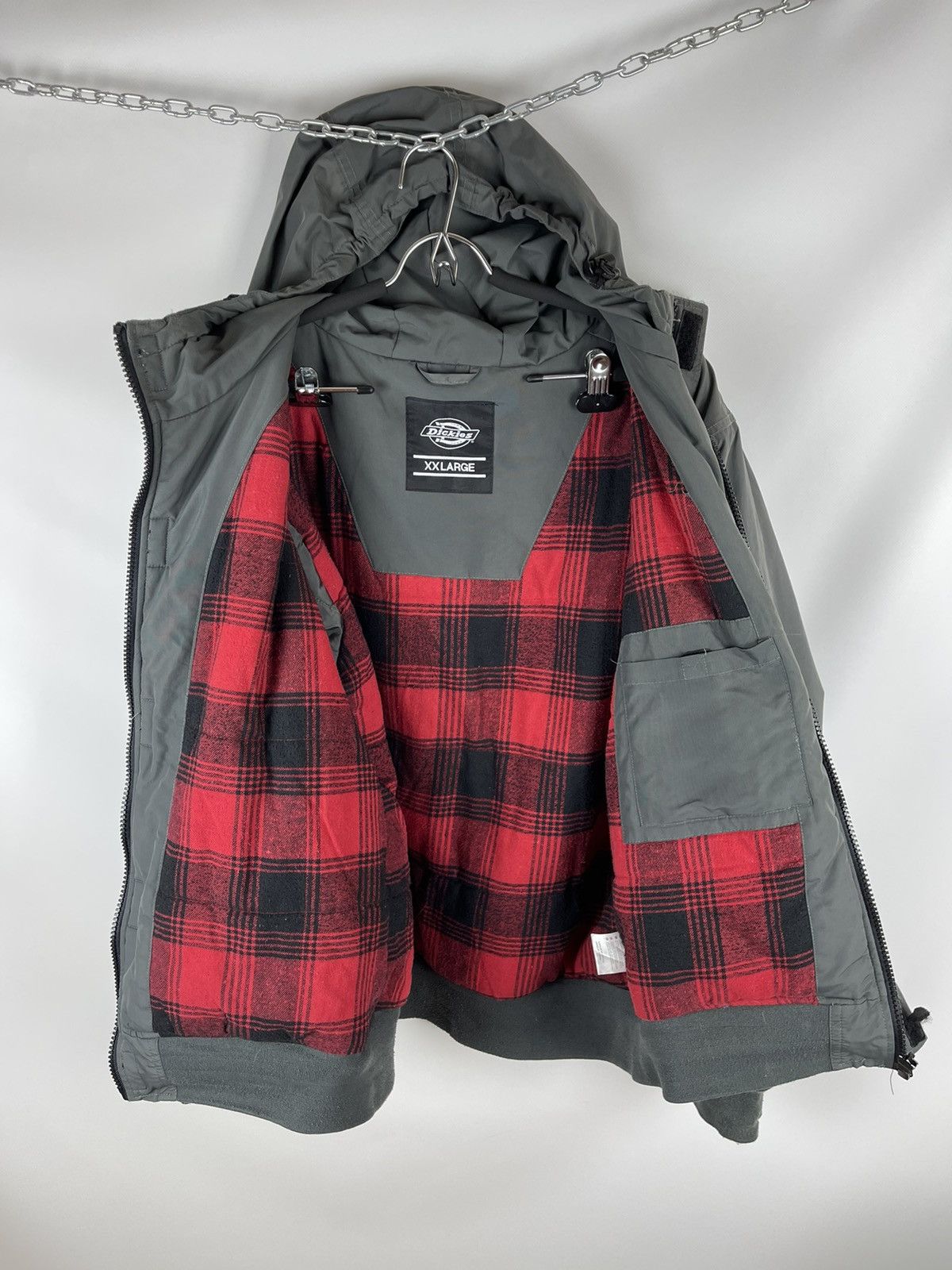 Dickies Dickies vintage grey logo work wear puffer heavy jacket Size US XXL / EU 58 / 5 - 2 Thumbnail
