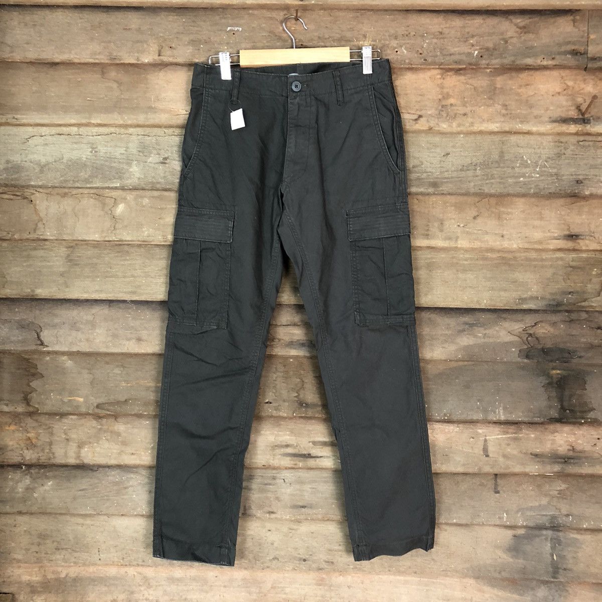 image of Old Navy Dark Blue Cargo Multipocket Pants 1487, Men's (Size 27)