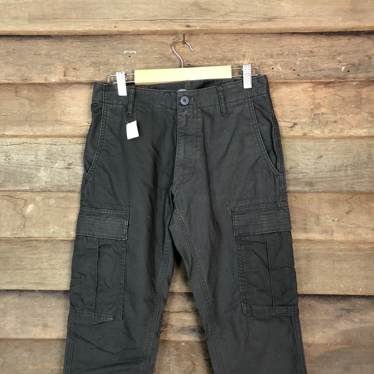 Old Navy DLL Old Navy Dark Blue Cargo Multipocket Pants #1487 Size US 27 - 2 Thumbnail