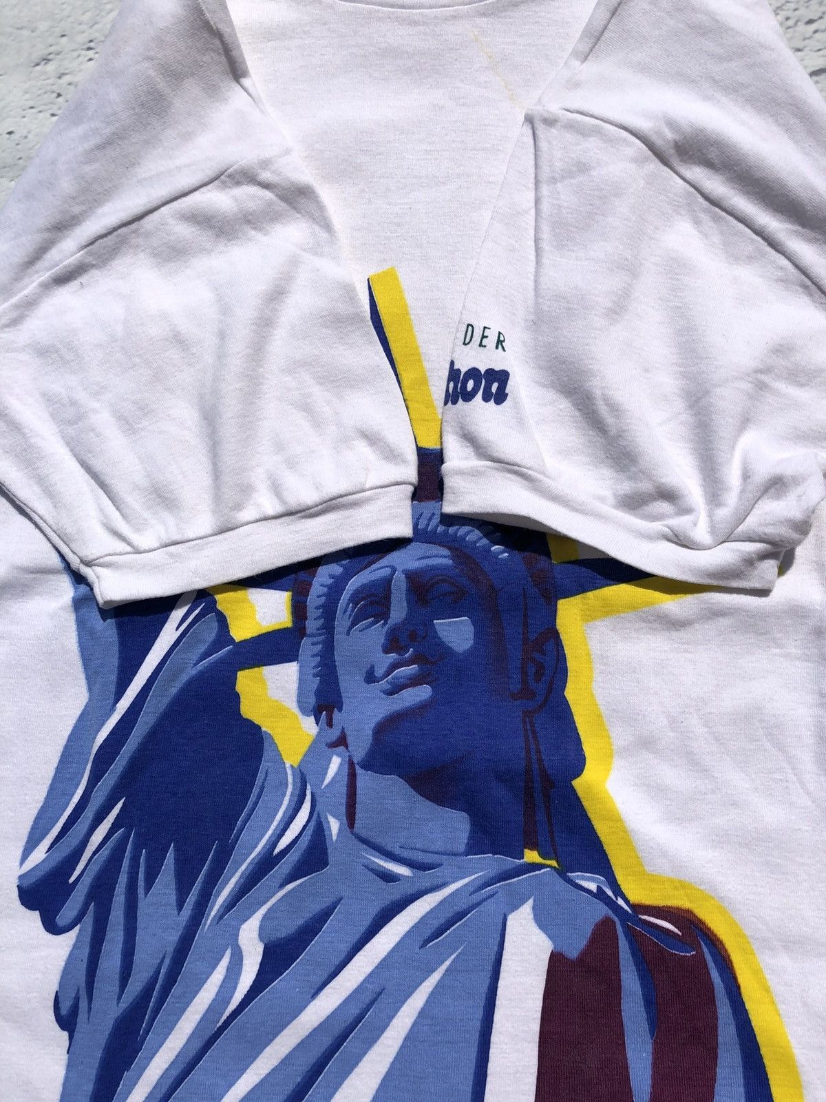 Liberty Vintage 90s Statue Liberty NYC Salamander Marathon Tee Size US XL / EU 56 / 4 - 7 Thumbnail