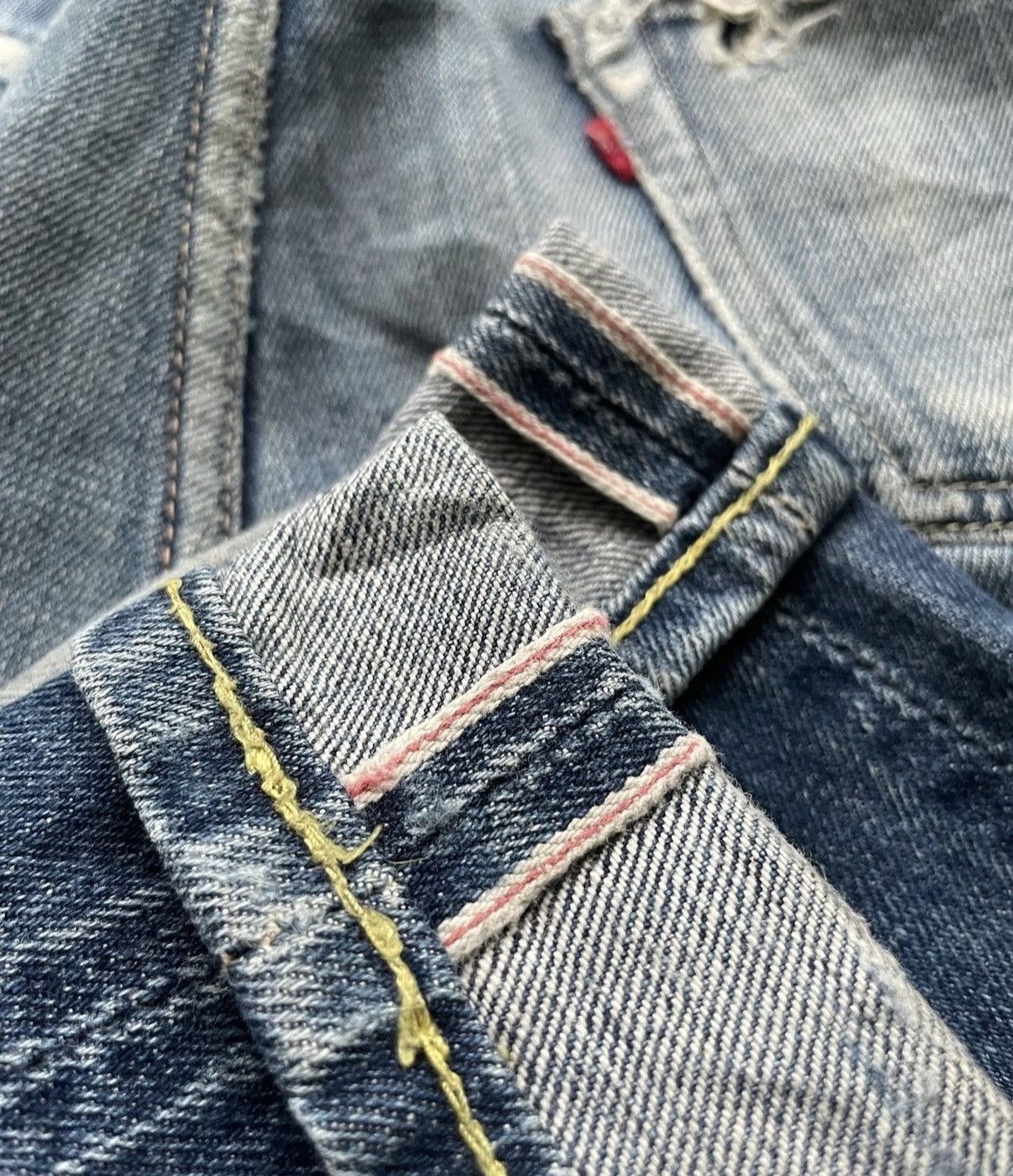 Vintage × Warehouse Warehouse Co Vintage Selvedge Aging Distresed Denim Size US 31 - 10 Thumbnail