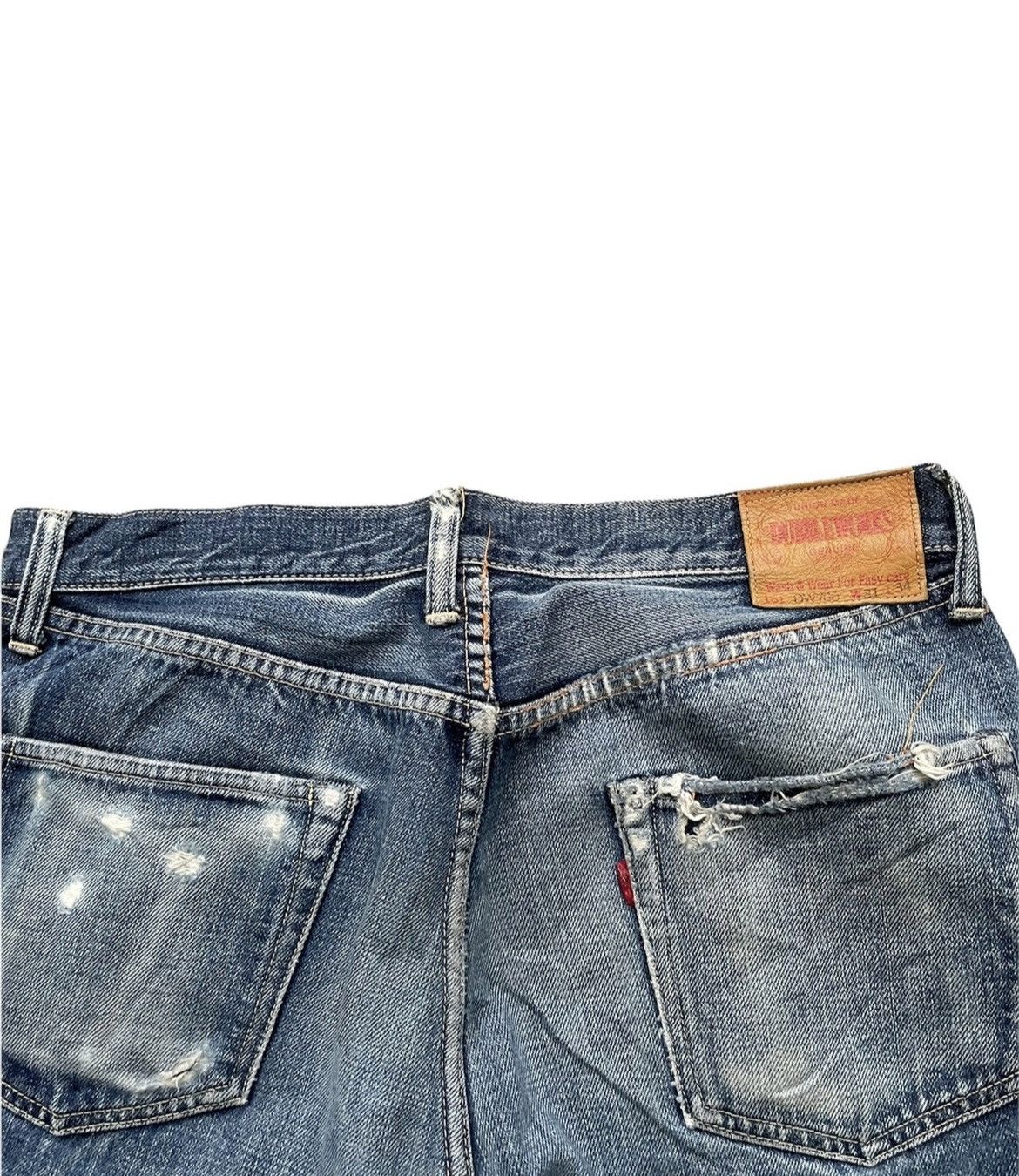 Vintage × Warehouse Warehouse Co Vintage Selvedge Aging Distresed Denim Size US 31 - 15 Thumbnail