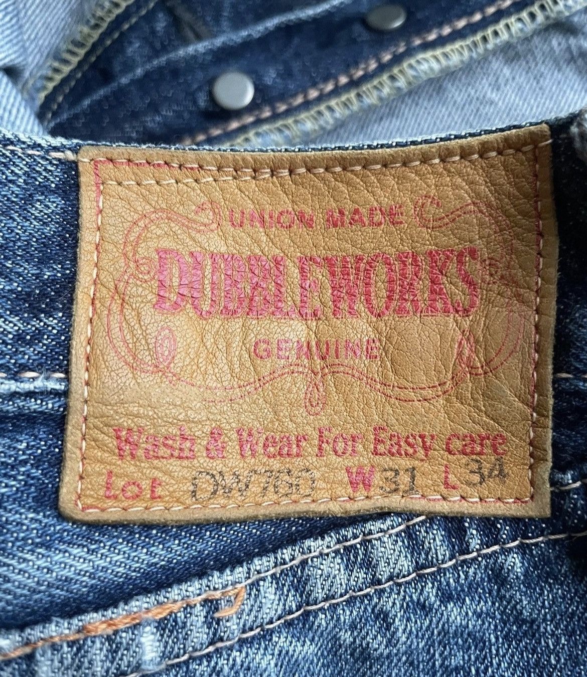 Vintage × Warehouse Warehouse Co Vintage Selvedge Aging Distresed Denim Size US 31 - 7 Thumbnail