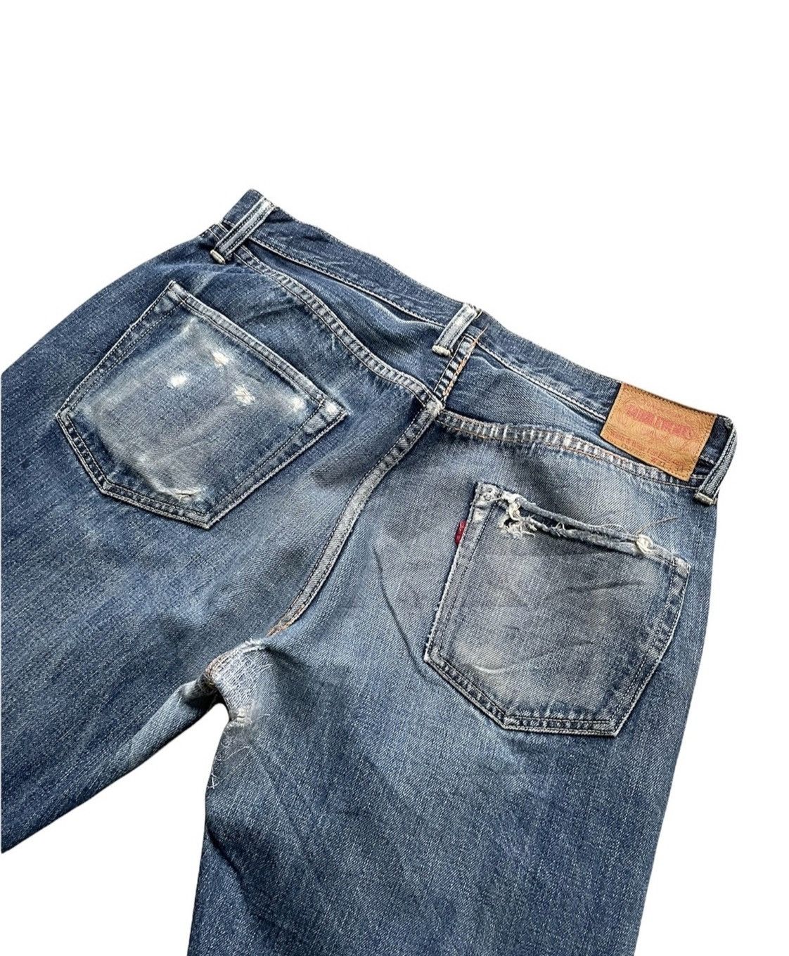 Vintage × Warehouse Warehouse Co Vintage Selvedge Aging Distresed Denim Size US 31 - 13 Thumbnail