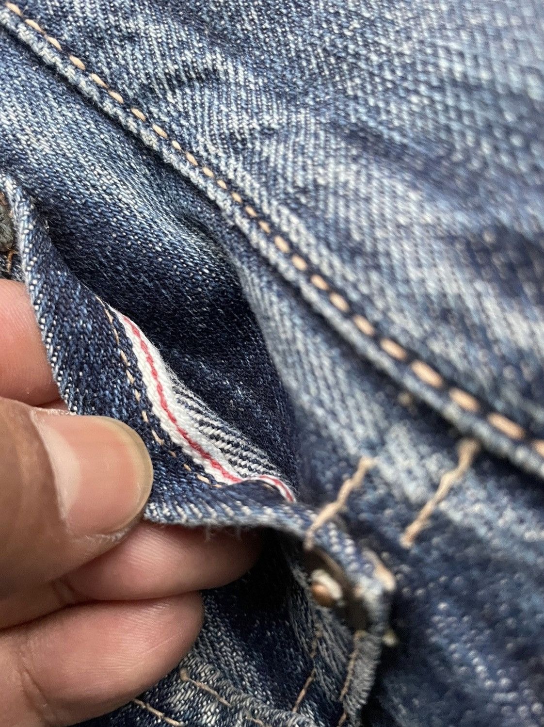 Vintage × Warehouse Warehouse Co Vintage Selvedge Aging Distresed Denim Size US 31 - 19 Thumbnail