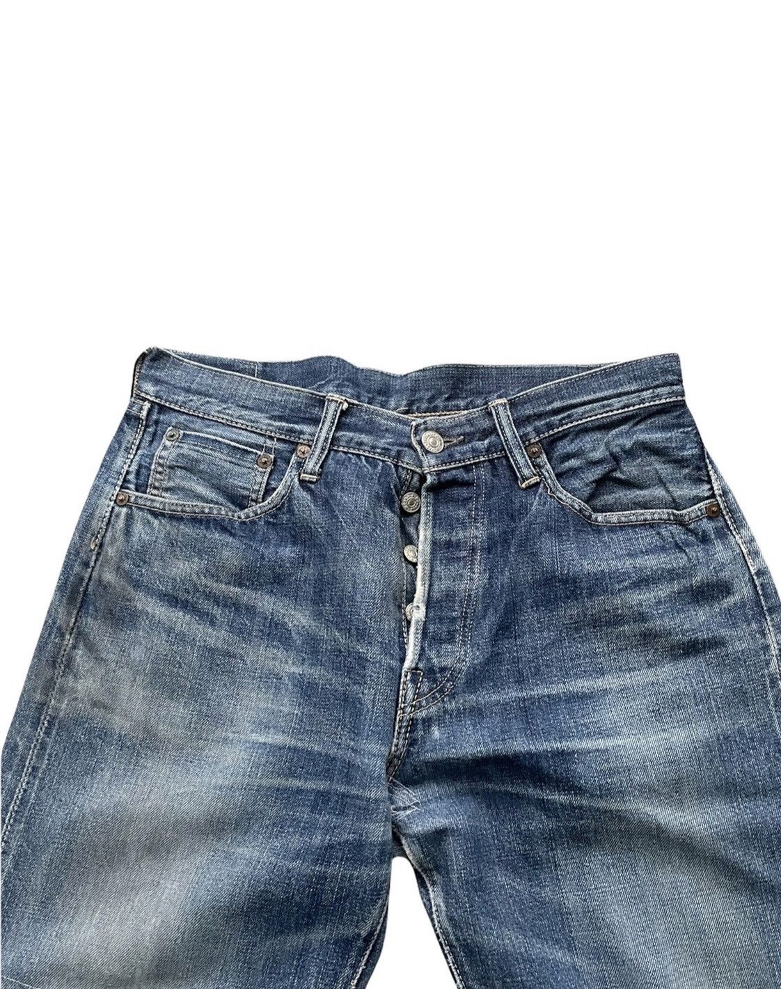 Vintage × Warehouse Warehouse Co Vintage Selvedge Aging Distresed Denim Size US 31 - 12 Thumbnail