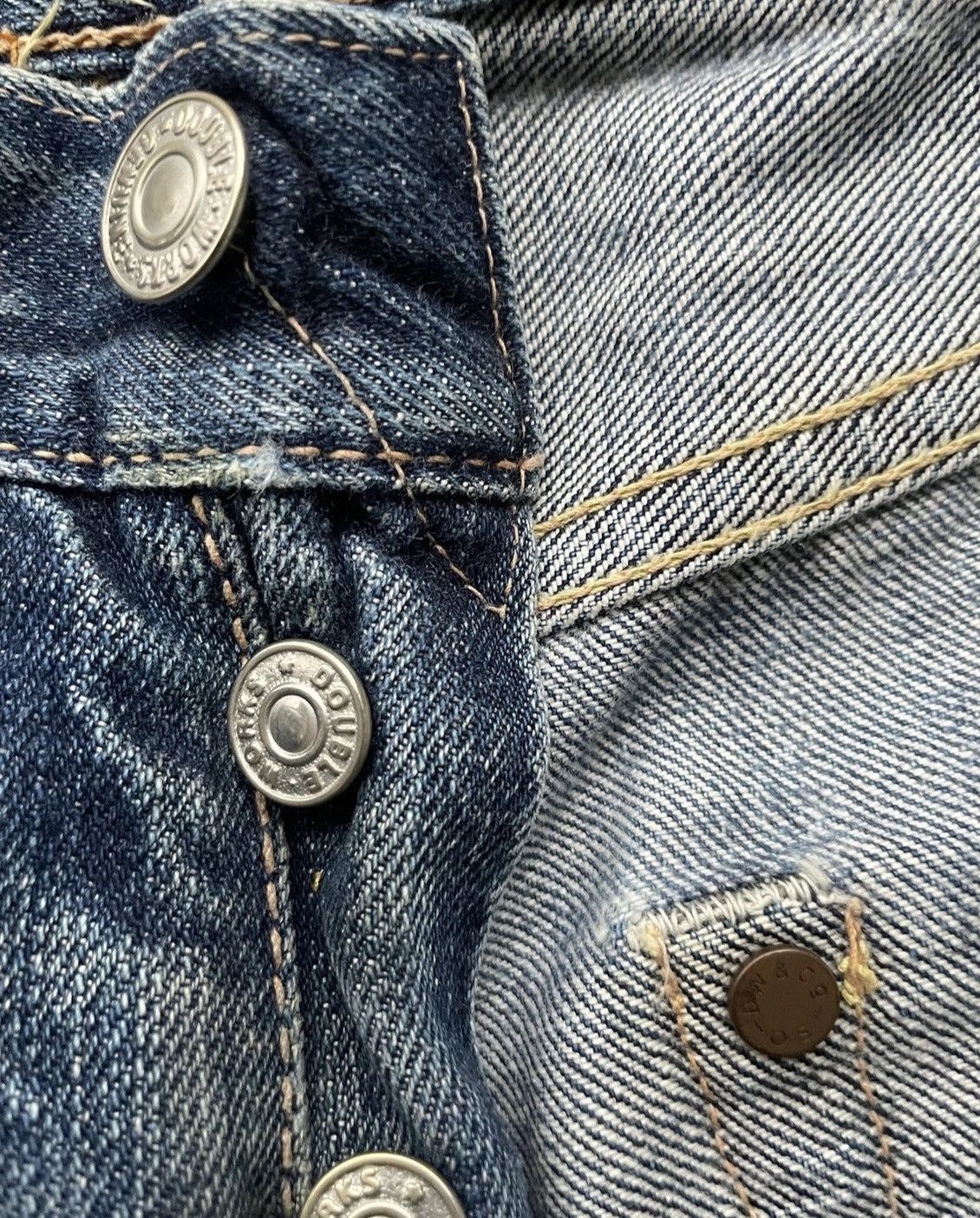 Vintage × Warehouse Warehouse Co Vintage Selvedge Aging Distresed Denim Size US 31 - 9 Thumbnail