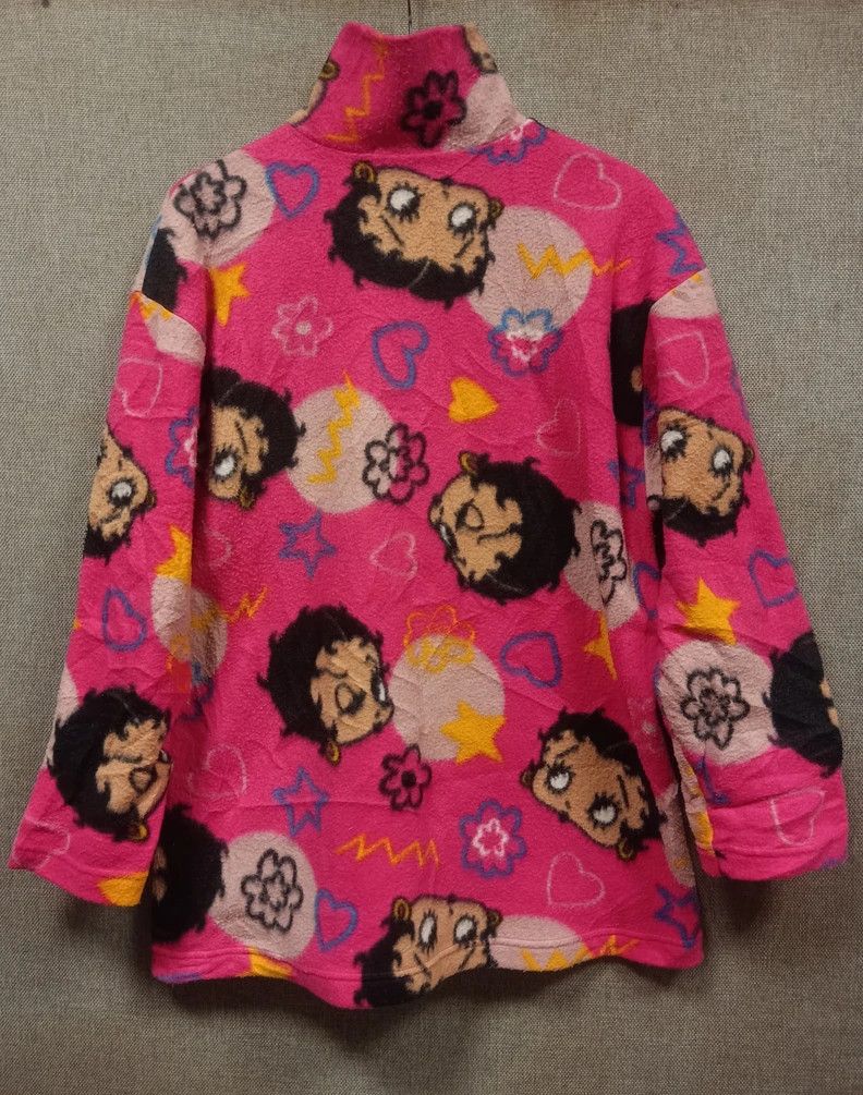 Cartoon Network vintage sweatshirt half zip betty boop fleece Size US M / EU 48-50 / 2 - 2 Thumbnail