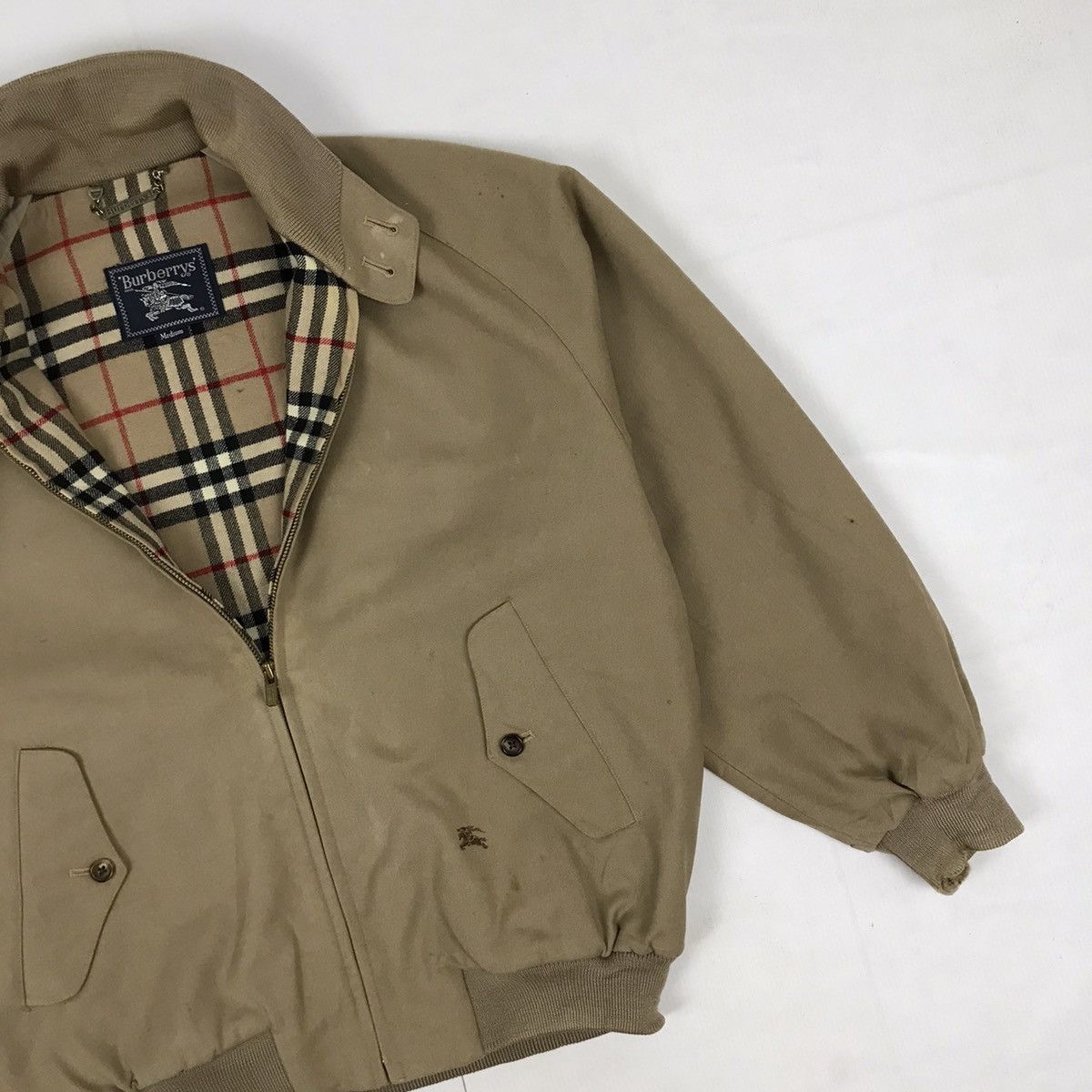 Burberry × Vintage Vintage Burberry Zipper Jacket Size US M / EU 48-50 / 2 - 3 Thumbnail