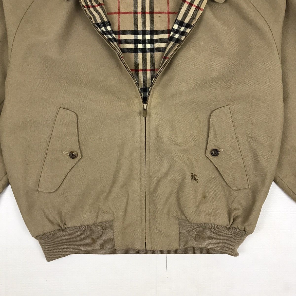 Burberry × Vintage Vintage Burberry Zipper Jacket Size US M / EU 48-50 / 2 - 4 Thumbnail