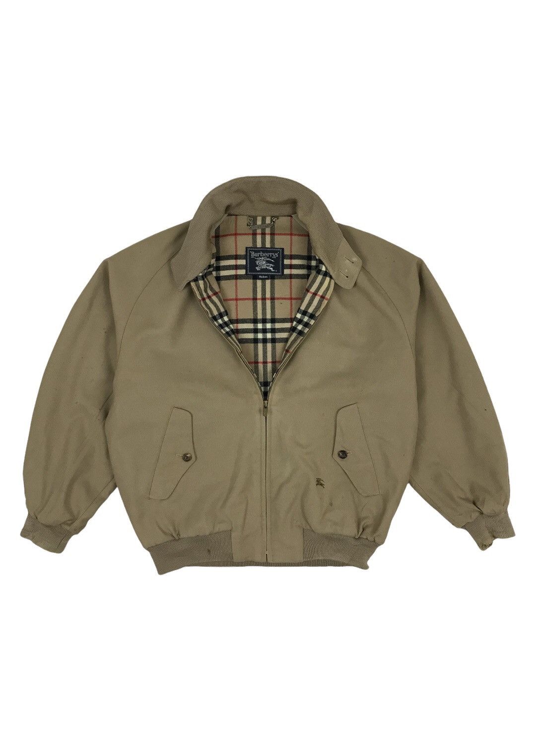 Burberry × Vintage Vintage Burberry Zipper Jacket Size US M / EU 48-50 / 2 - 1 Thumbnail