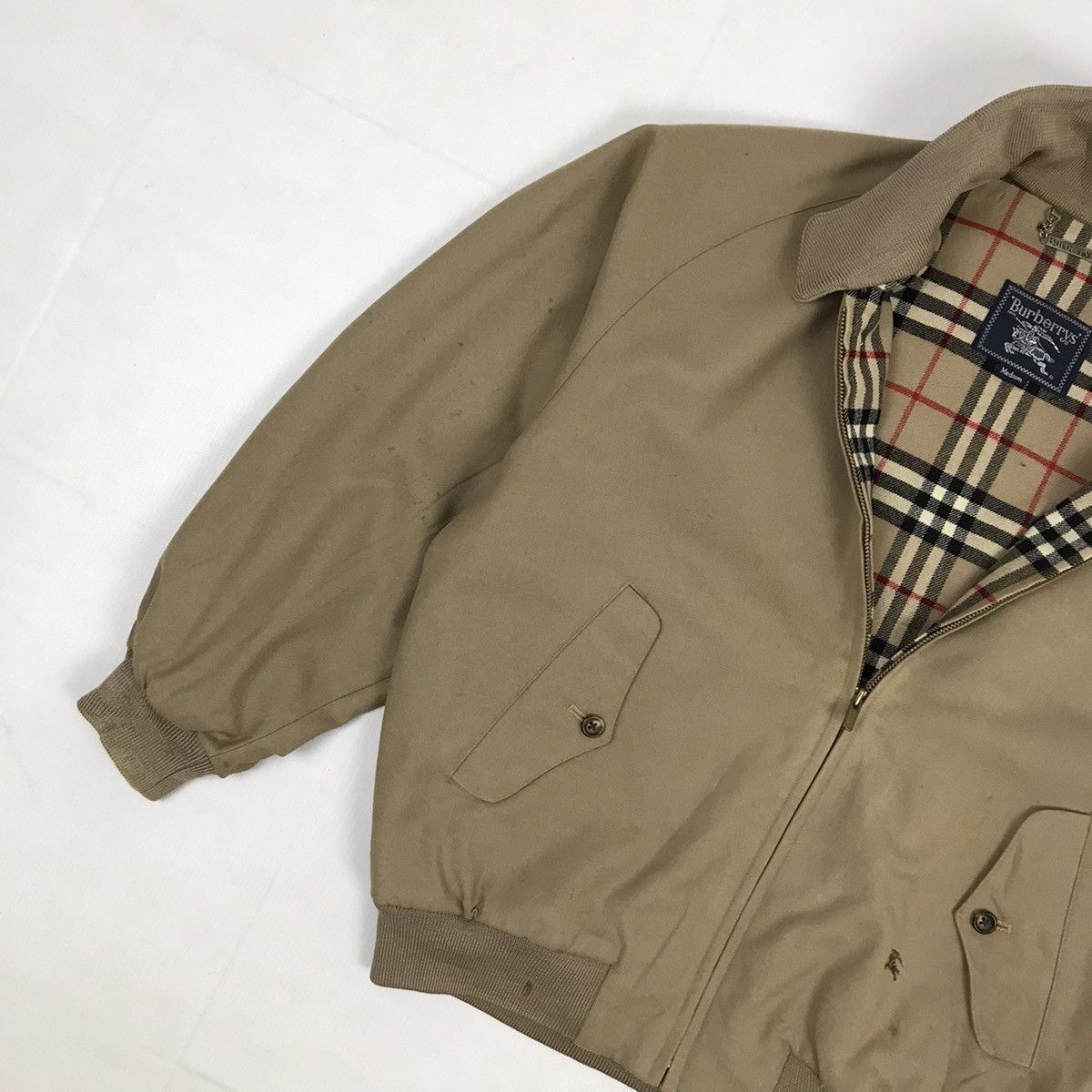 Burberry × Vintage Vintage Burberry Zipper Jacket Size US M / EU 48-50 / 2 - 2 Thumbnail