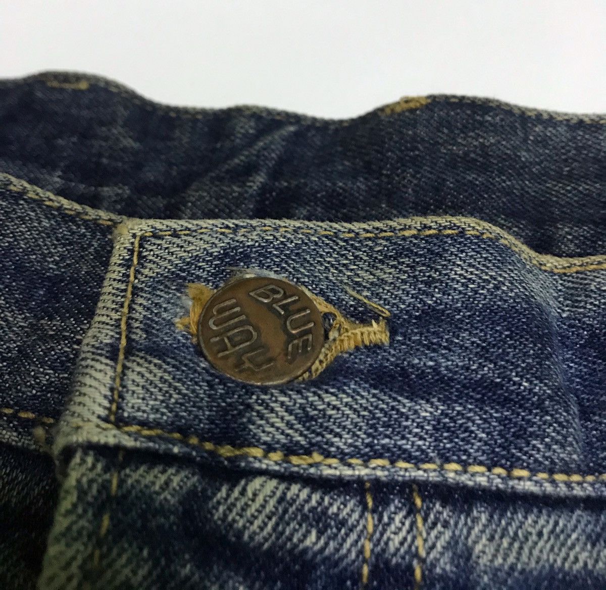 Hysteric Glamour vintage 80s Blue way bootcut blue denim jeans 34x27 Size US 34 / EU 50 - 2 Thumbnail