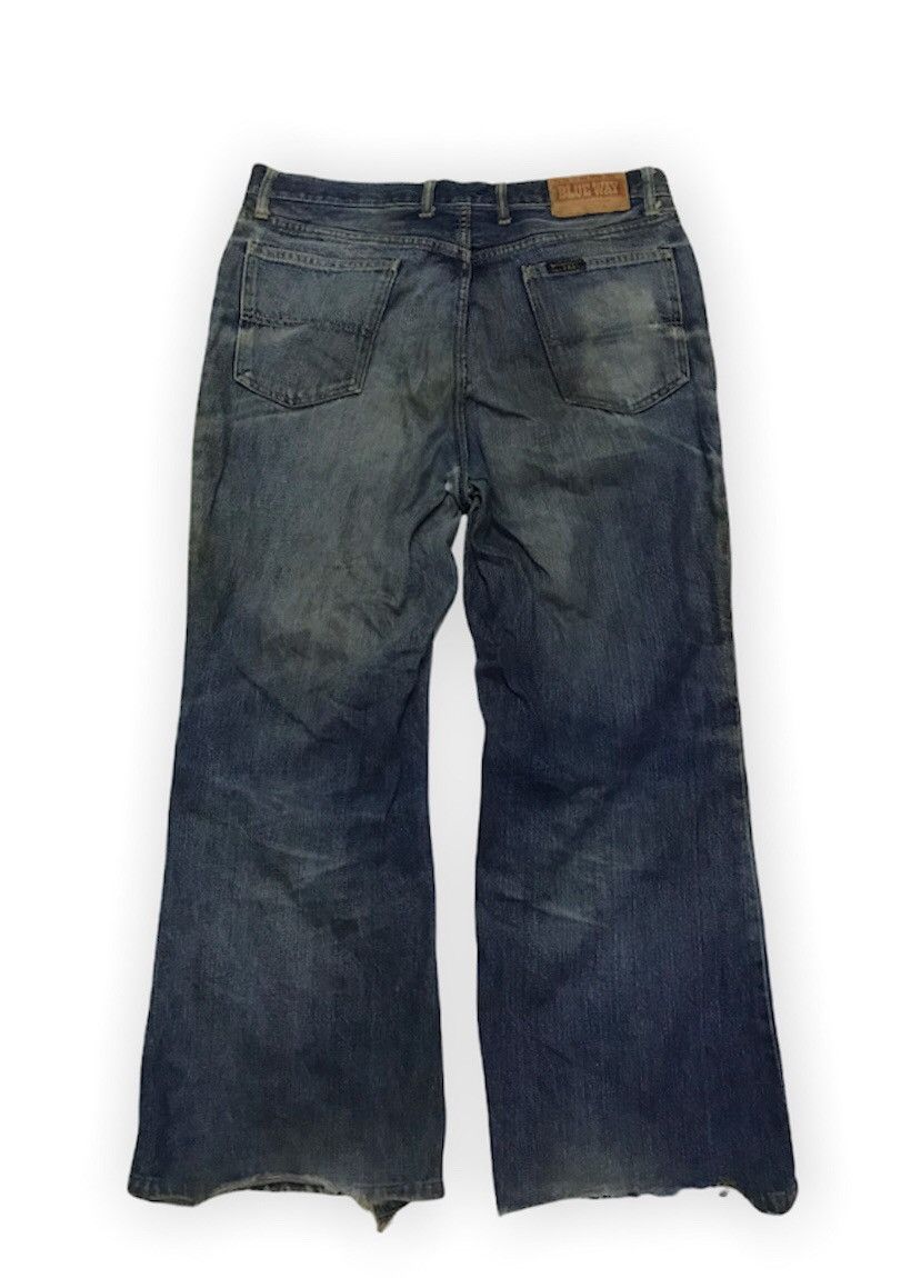 Hysteric Glamour vintage 80s Blue way bootcut blue denim jeans 34x27 Size US 34 / EU 50 - 6 Thumbnail