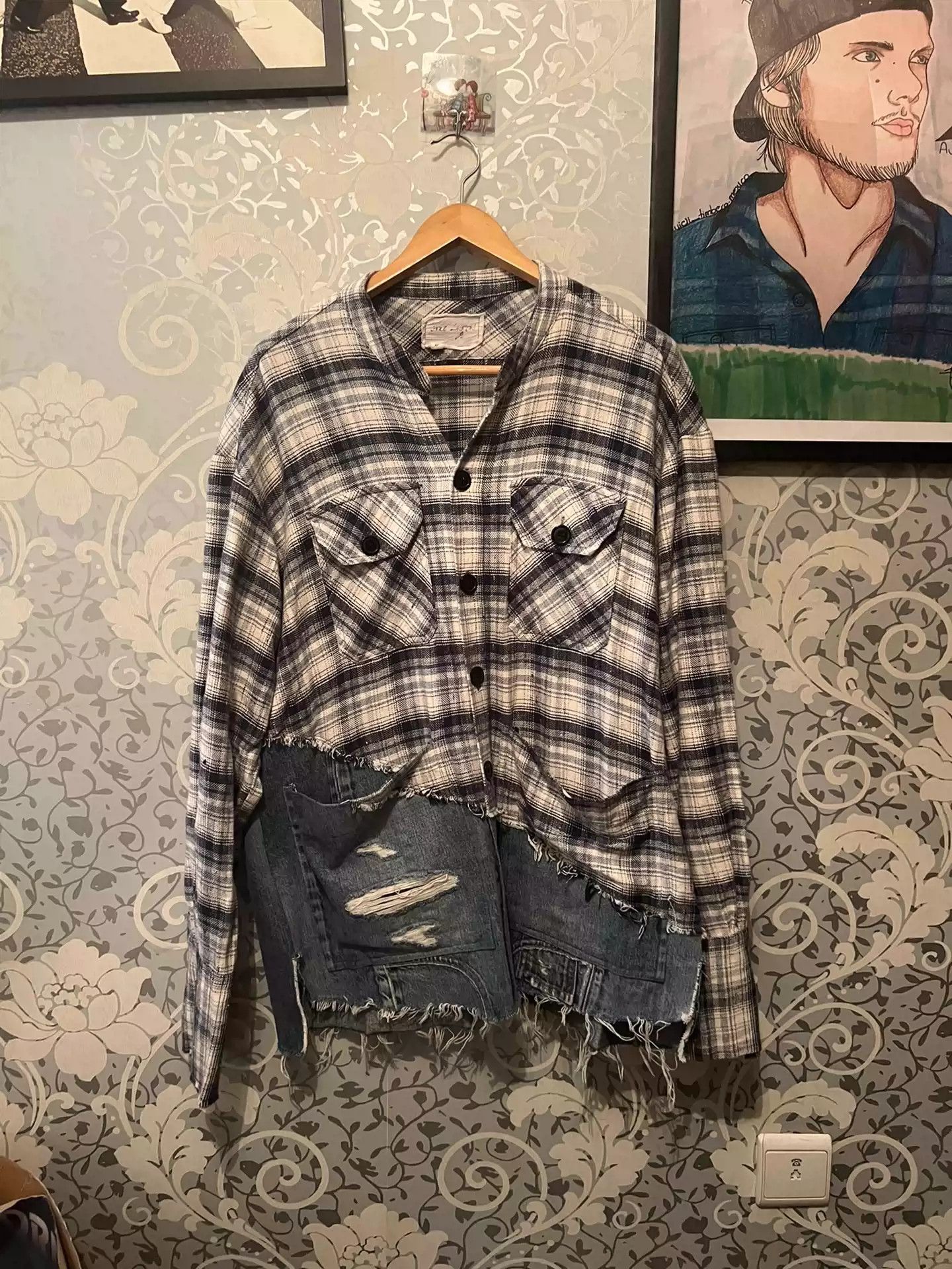 Greg Lauren Greg Lauren River Denim boxy shirt Size US M / EU 48-50 / 2 - 1 Thumbnail