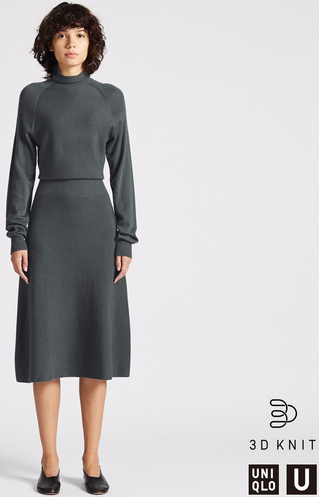 Christophe Lemaire uniqlo x chistopher lemaire ; 3D knit merino mock neck Size US L / EU 52-54 / 3 - 1 Thumbnail