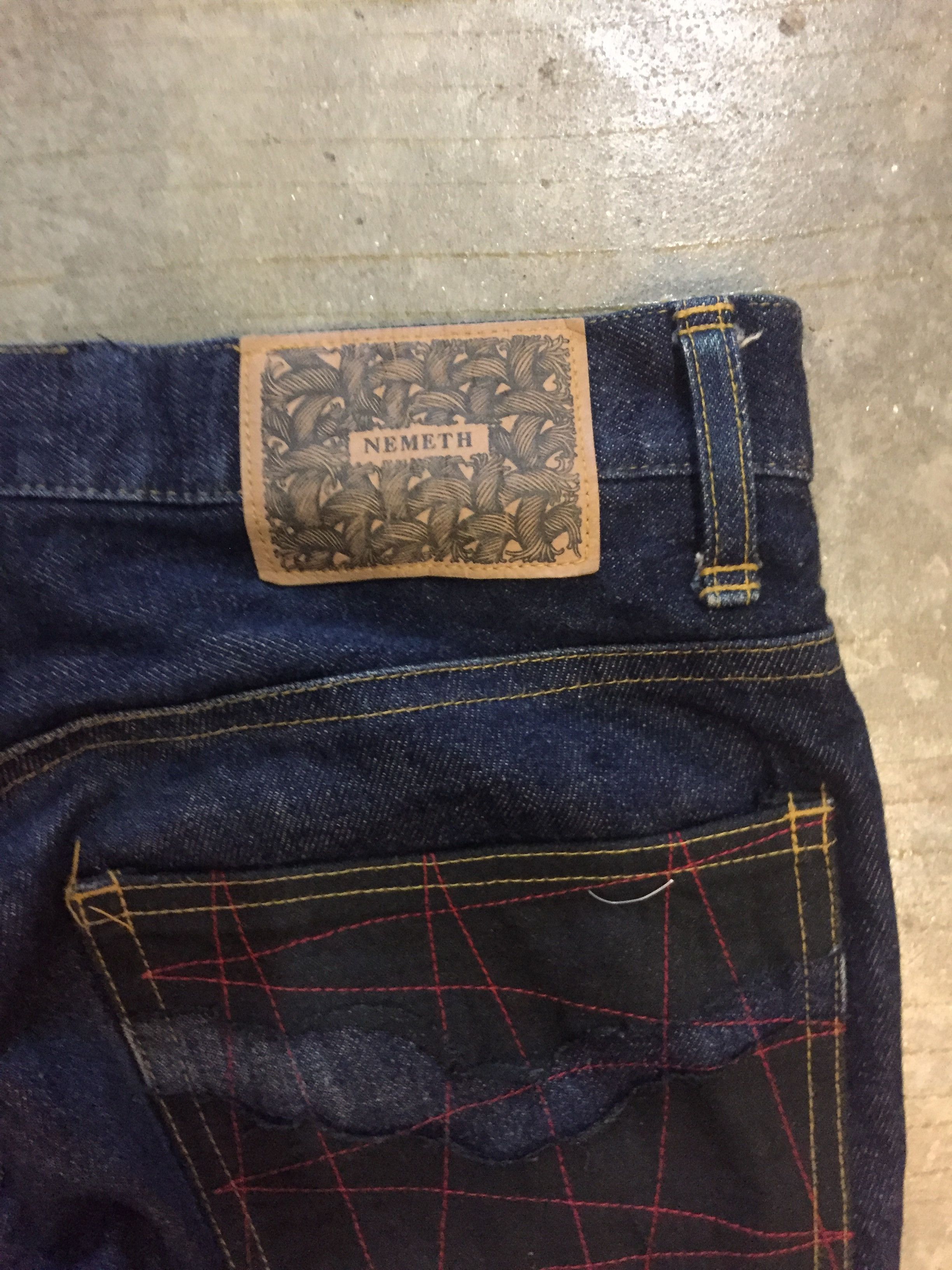 Christopher Nemeth 90's Iconic Christopher Nemeth knee contra stich Size US 30 / EU 46 - 10 Thumbnail