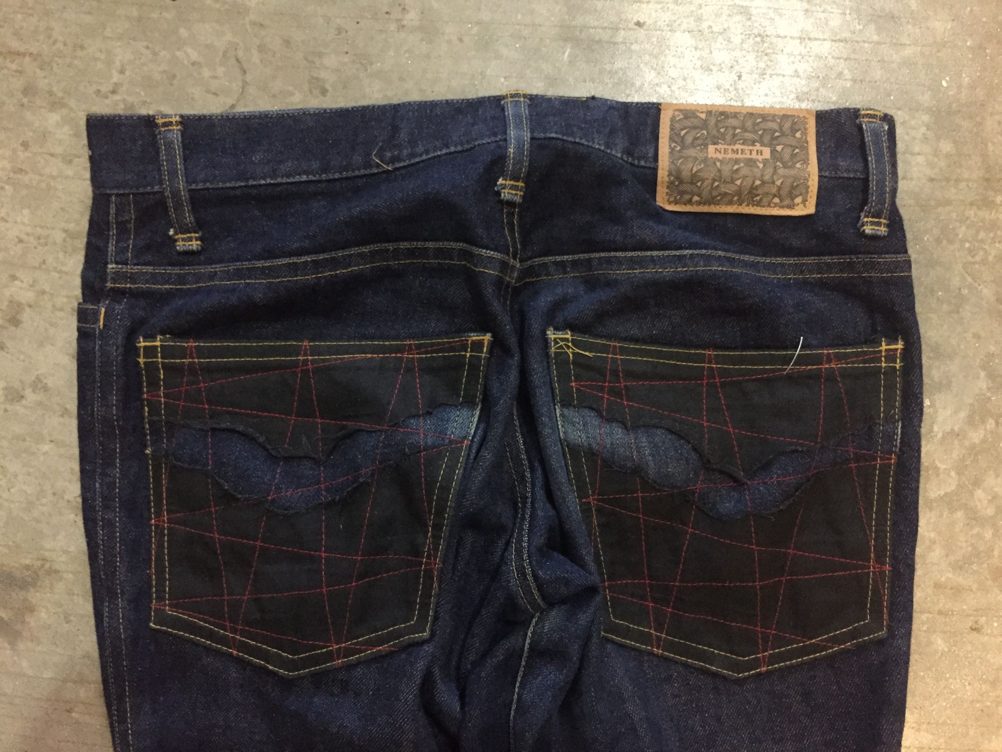 Christopher Nemeth 90's Iconic Christopher Nemeth knee contra stich Size US 30 / EU 46 - 9 Thumbnail