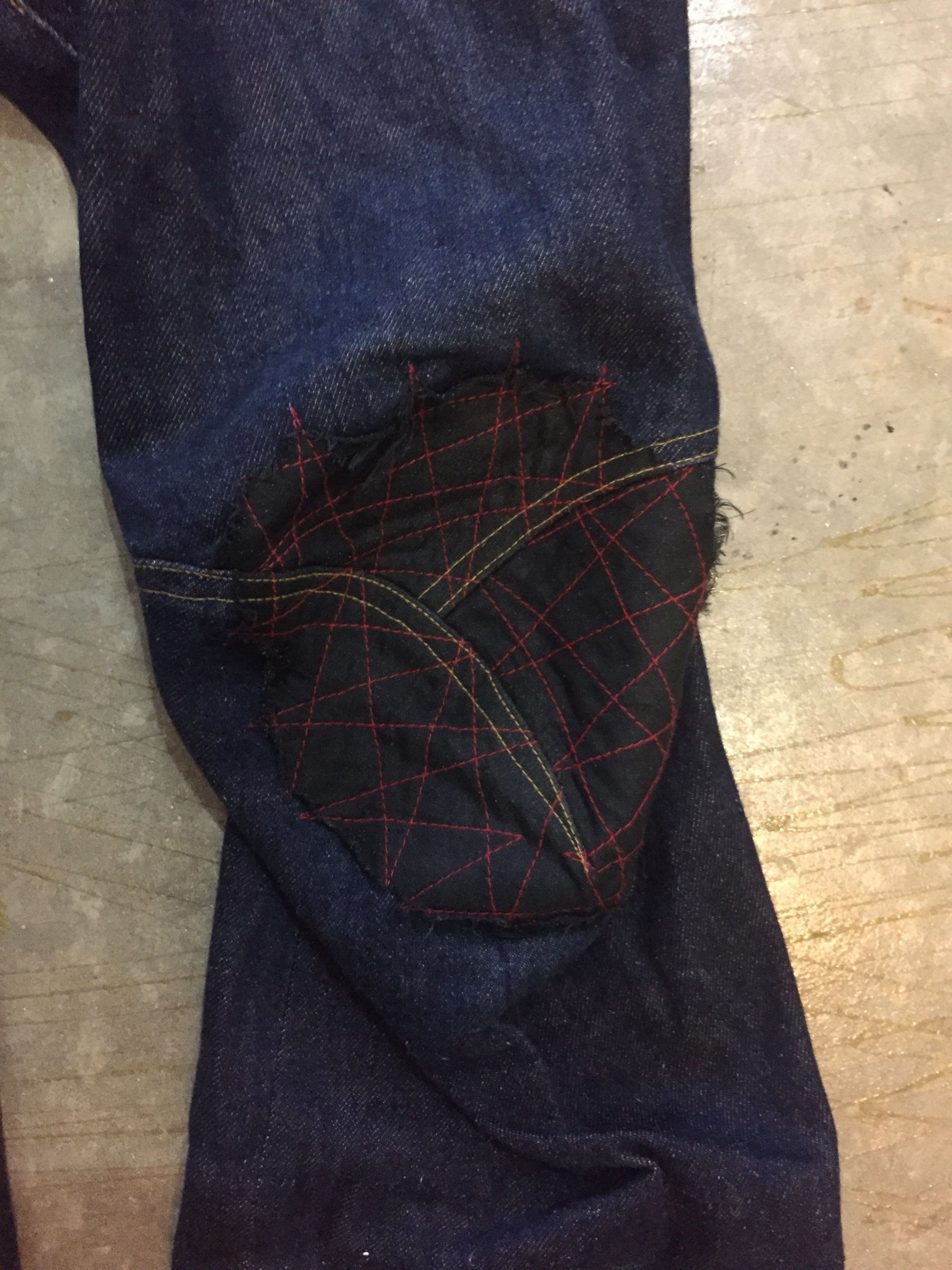 Christopher Nemeth 90's Iconic Christopher Nemeth knee contra stich Size US 30 / EU 46 - 6 Thumbnail