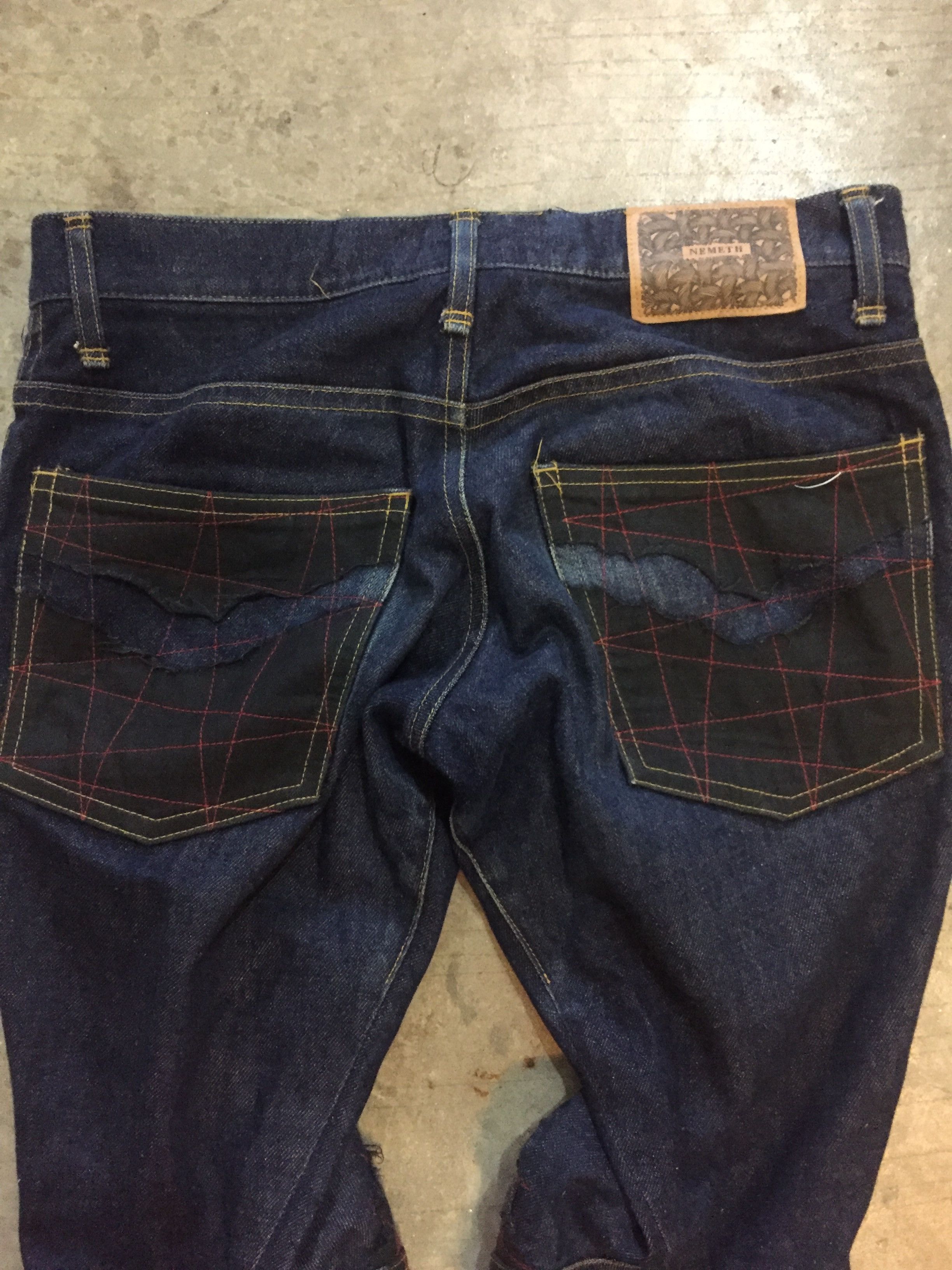 Christopher Nemeth 90's Iconic Christopher Nemeth knee contra stich Size US 30 / EU 46 - 8 Thumbnail