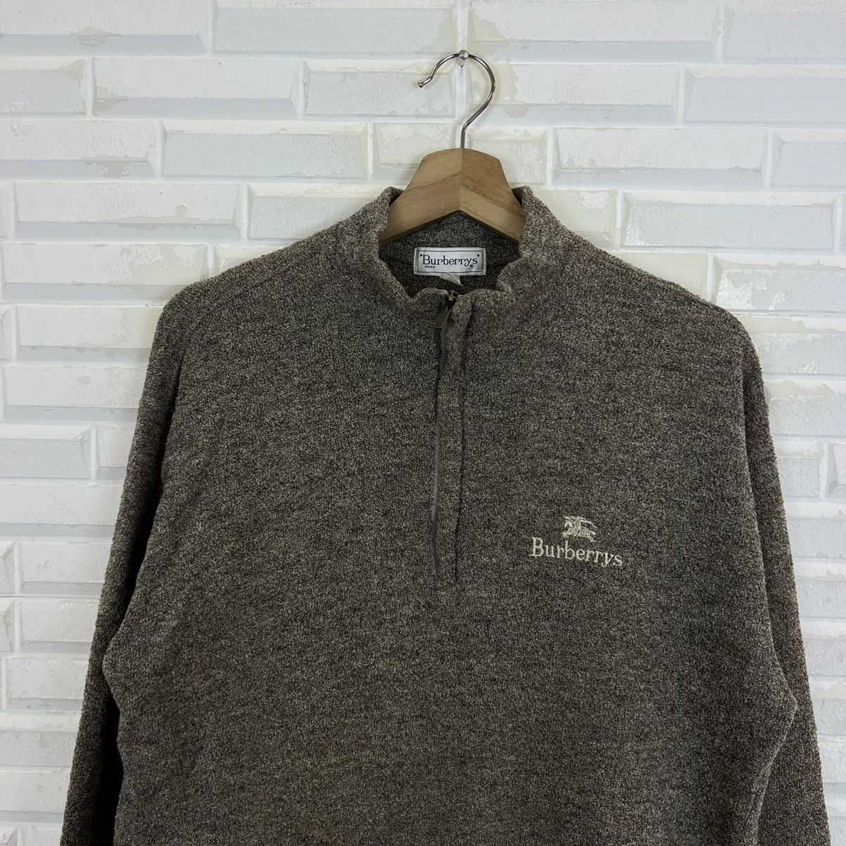 Burberry VINTAGE BURBERRYS SWEATSHIRT ANORAK DESIGN Size US M / EU 48-50 / 2 - 3 Thumbnail