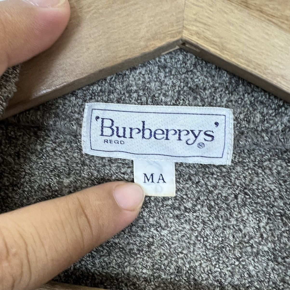 Burberry VINTAGE BURBERRYS SWEATSHIRT ANORAK DESIGN Size US M / EU 48-50 / 2 - 9 Thumbnail