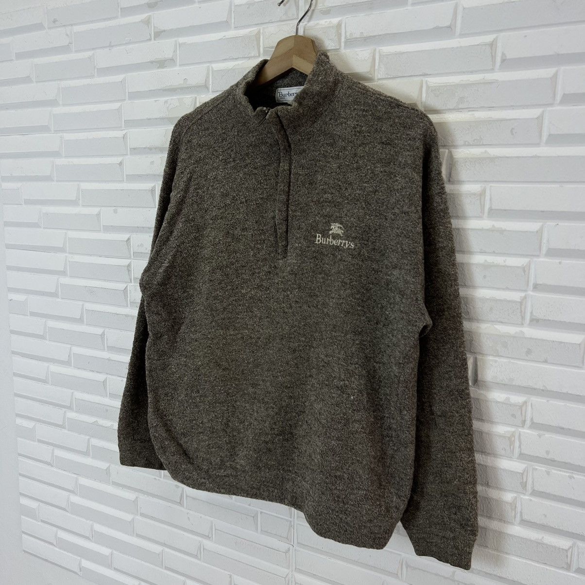 Burberry VINTAGE BURBERRYS SWEATSHIRT ANORAK DESIGN Size US M / EU 48-50 / 2 - 2 Thumbnail