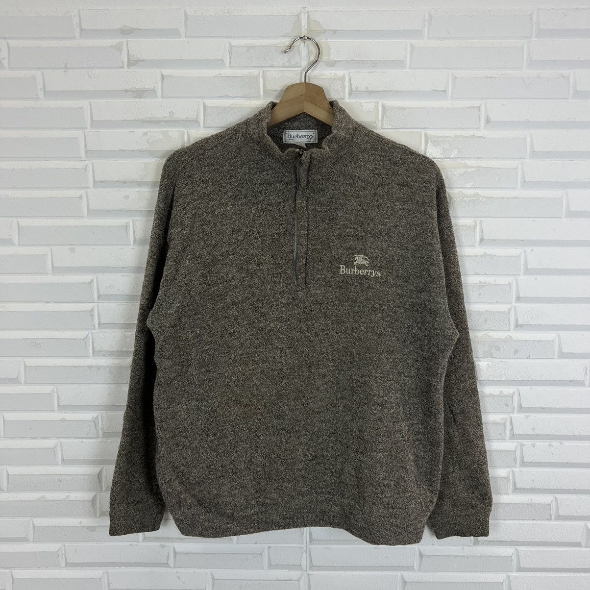 Burberry VINTAGE BURBERRYS SWEATSHIRT ANORAK DESIGN Size US M / EU 48-50 / 2 - 1 Thumbnail