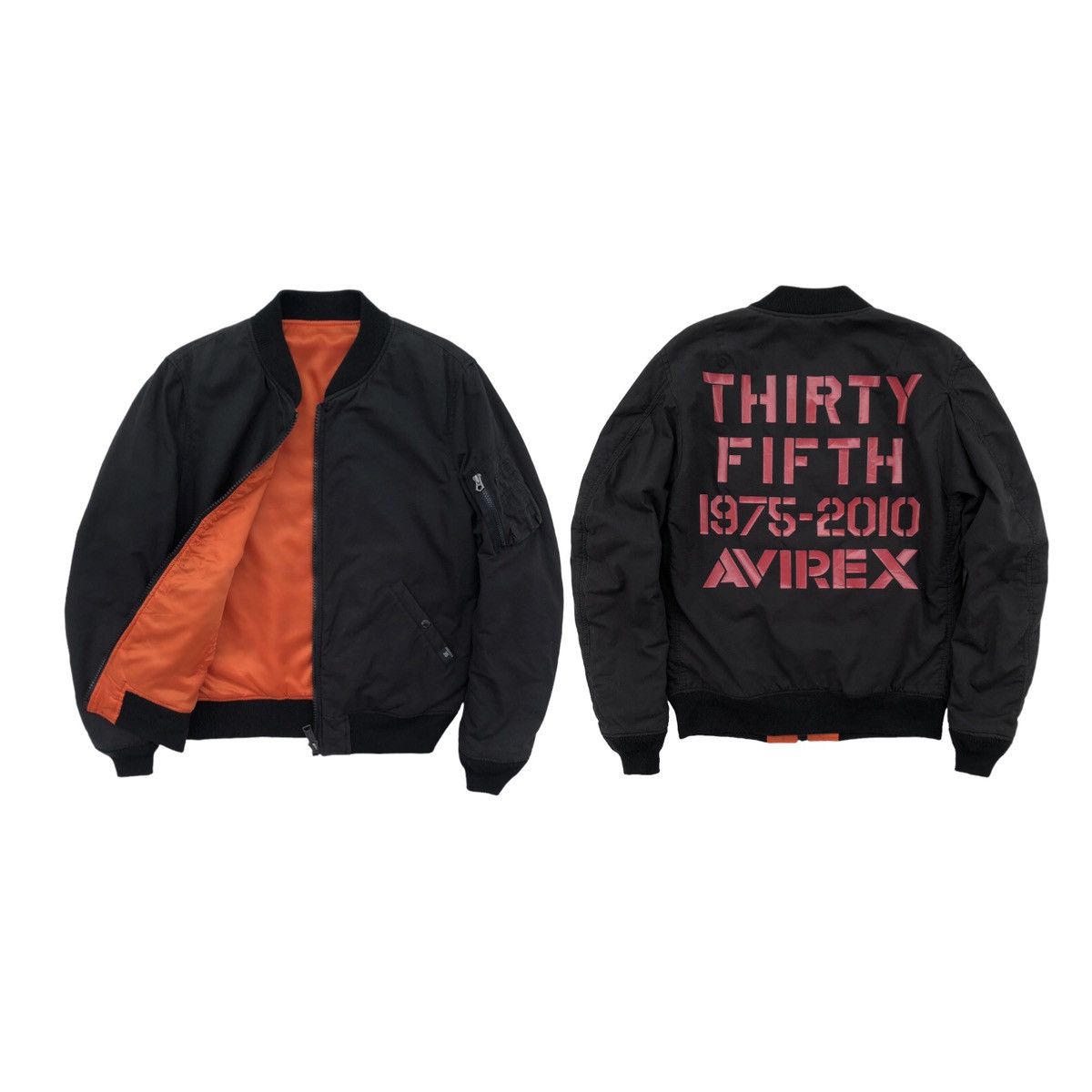 Avirex 🔥Avirex 35 Anniversary Limited Ma-1 Flight Bomber Jacket Size US L / EU 52-54 / 3 - 3 Thumbnail