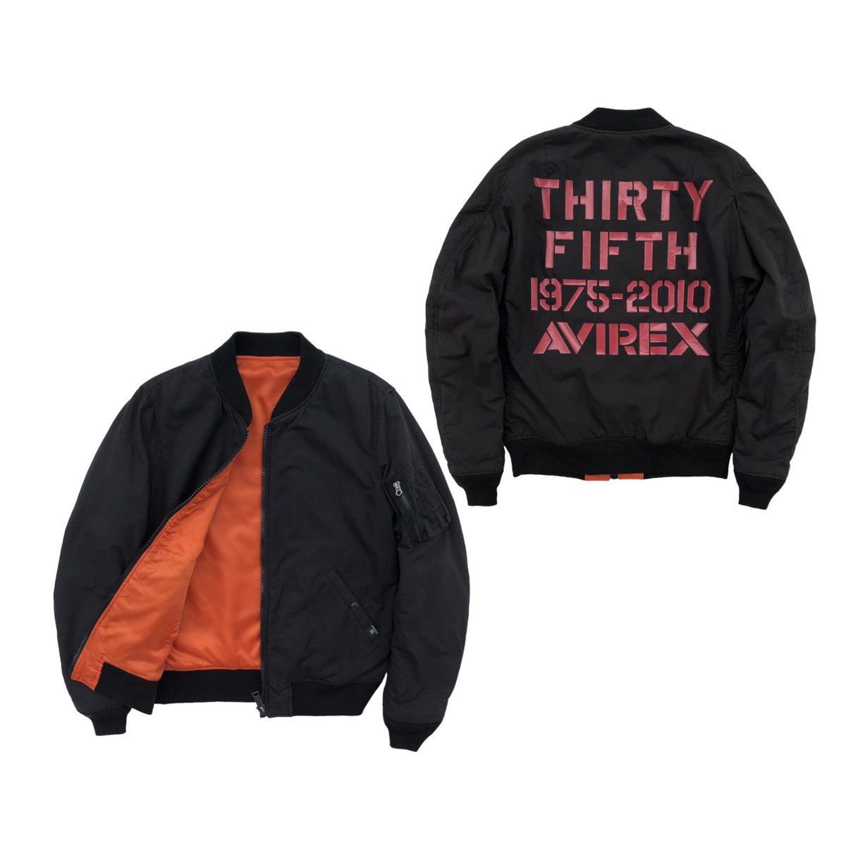 Avirex 🔥Avirex 35 Anniversary Limited Ma-1 Flight Bomber Jacket Size US L / EU 52-54 / 3 - 2 Thumbnail