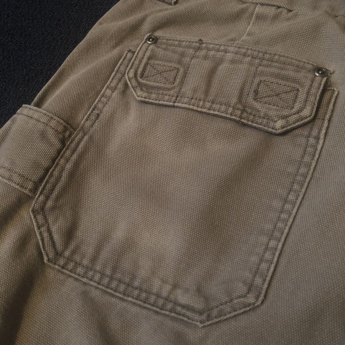 Duluth Trading Company Vintage 00s Duluth Trading Co Cargo Multi Pocket Pants 36x30 Size US 36 / EU 52 - 4 Thumbnail