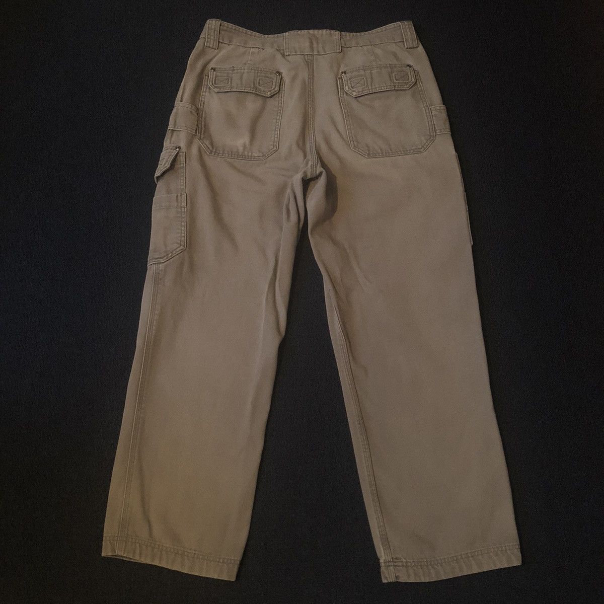 Duluth Trading Company Vintage 00s Duluth Trading Co Cargo Multi Pocket Pants 36x30 Size US 36 / EU 52 - 3 Thumbnail