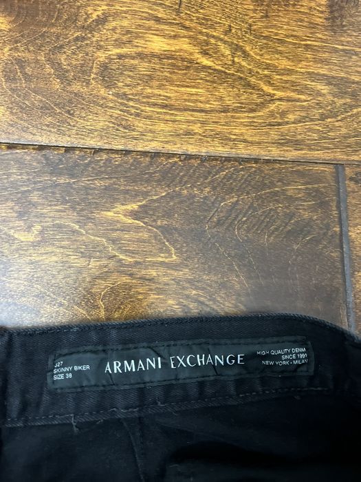 Armani Exchange ARMANI EXCHANGE SKINNY BIKER JEANS Grailed