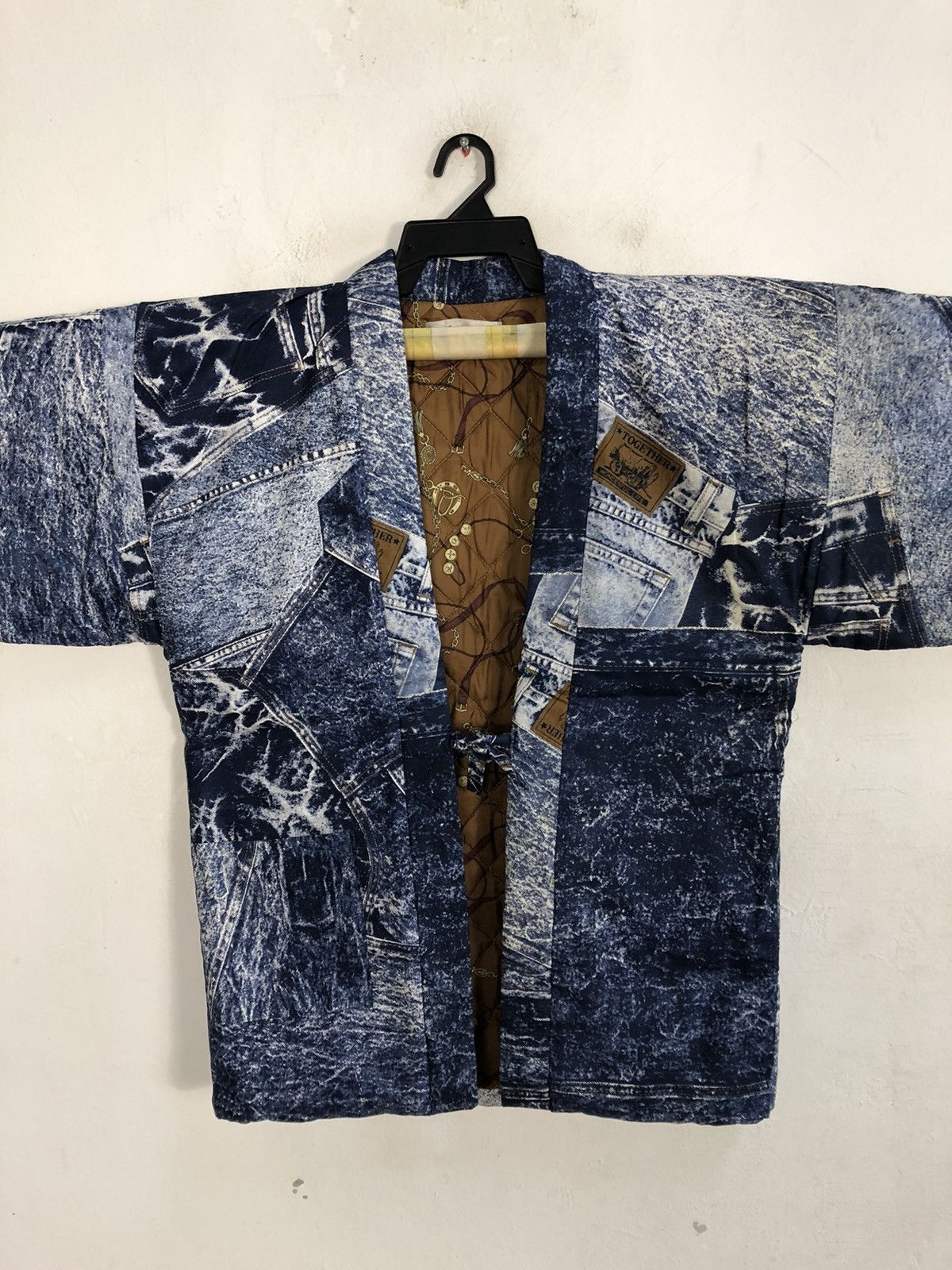 Japanese Brand Vintage Puffer Kimono State Of Liberty Quilted Inner Size US L / EU 52-54 / 3 - 12 Thumbnail