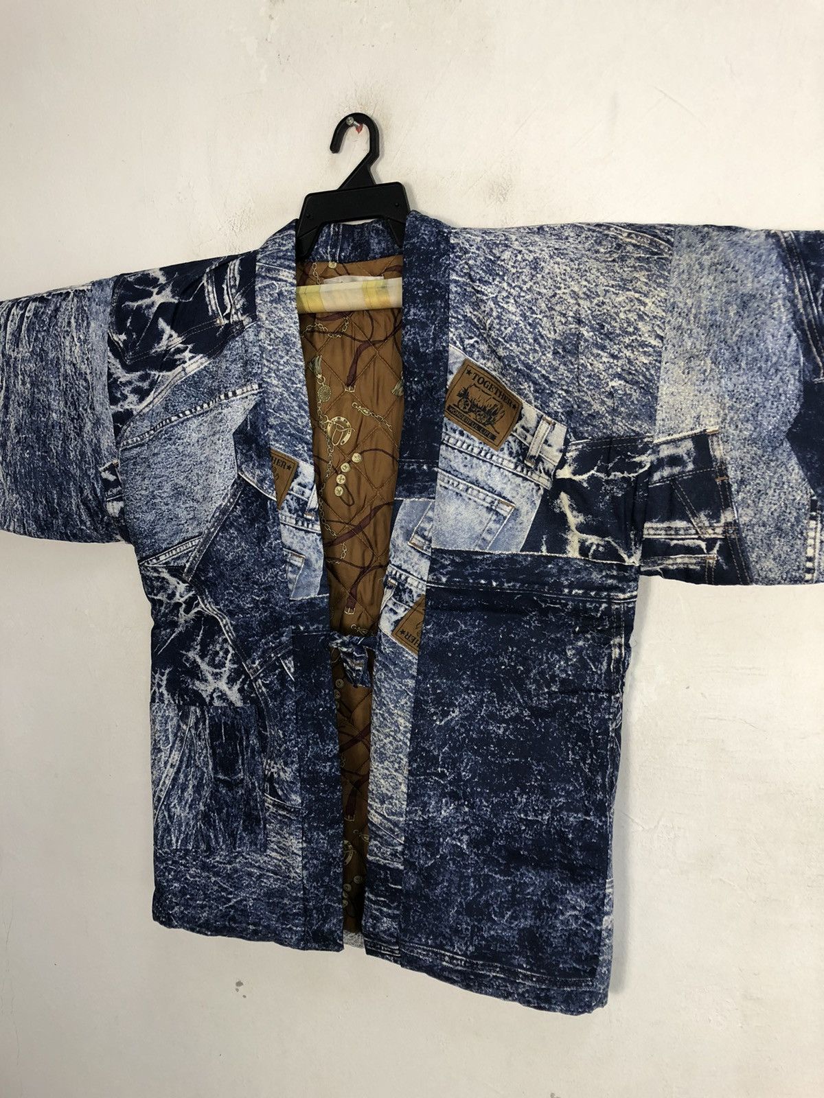 Japanese Brand Vintage Puffer Kimono State Of Liberty Quilted Inner Size US L / EU 52-54 / 3 - 11 Thumbnail