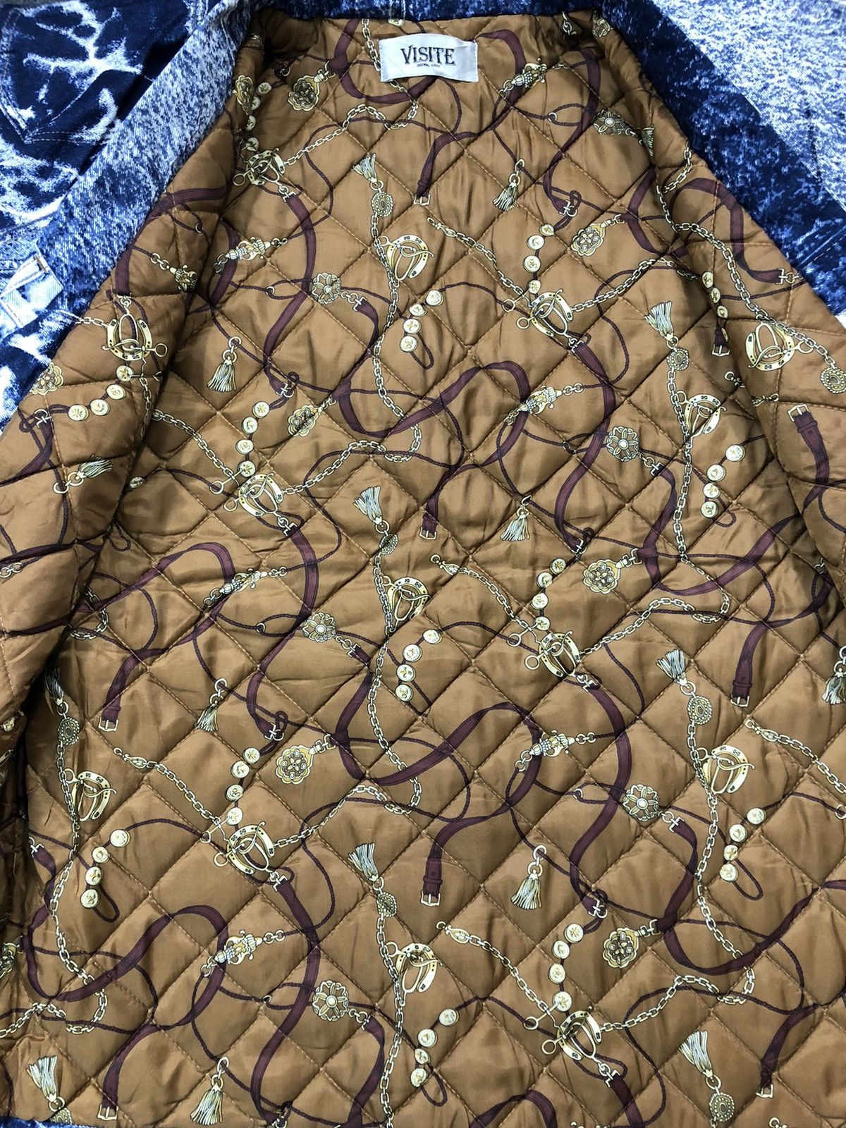 Japanese Brand Vintage Puffer Kimono State Of Liberty Quilted Inner Size US L / EU 52-54 / 3 - 9 Thumbnail