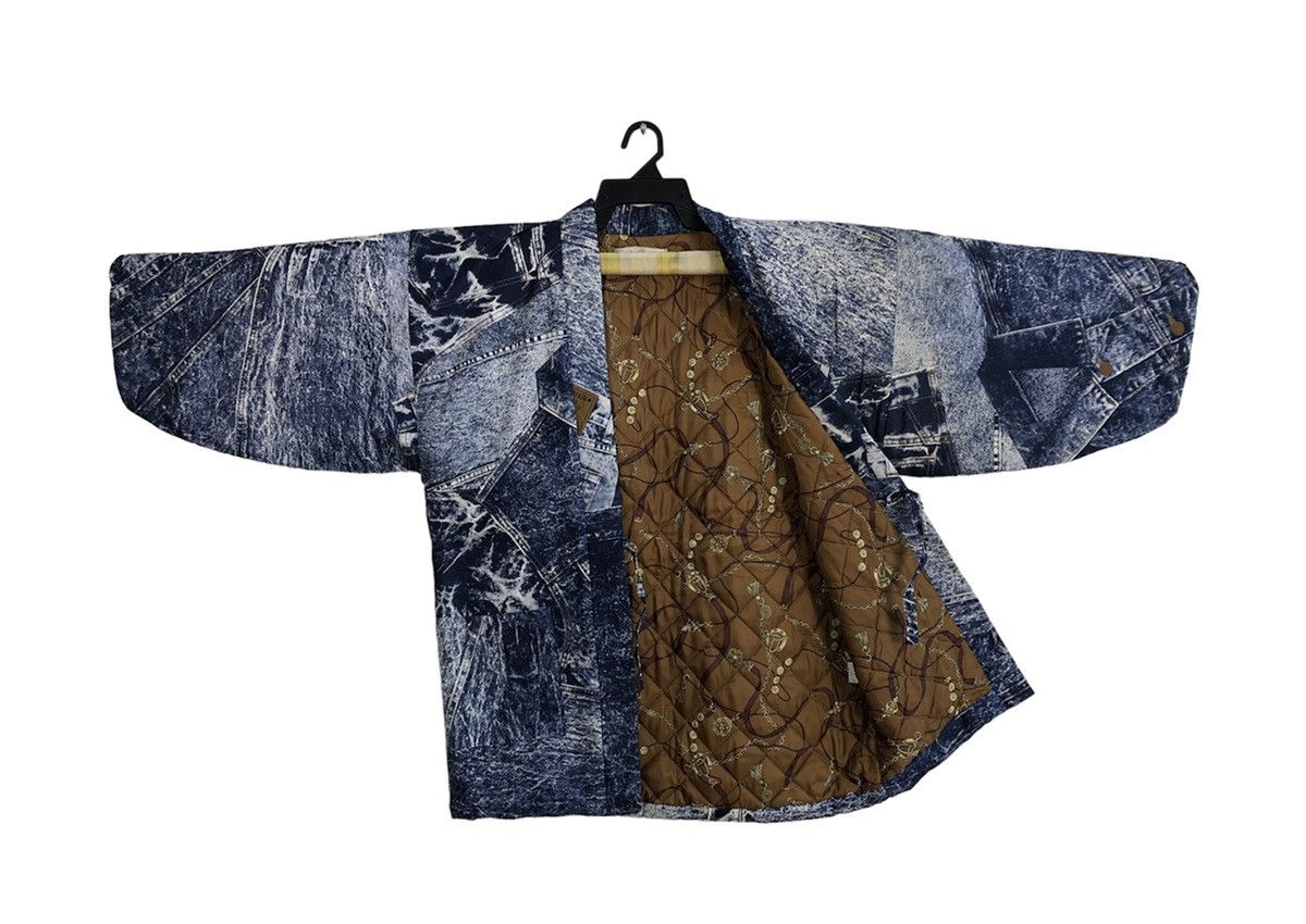 Japanese Brand Vintage Puffer Kimono State Of Liberty Quilted Inner Size US L / EU 52-54 / 3 - 2 Thumbnail