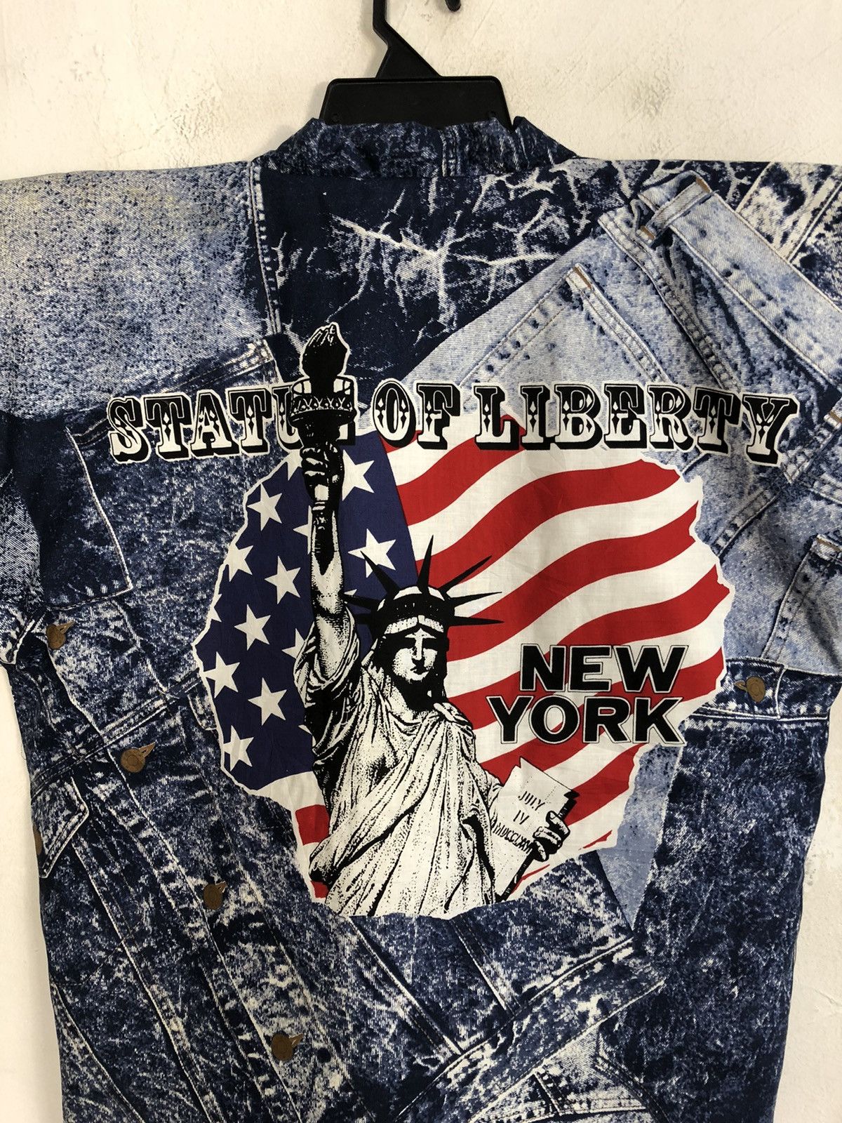 Japanese Brand Vintage Puffer Kimono State Of Liberty Quilted Inner Size US L / EU 52-54 / 3 - 10 Thumbnail