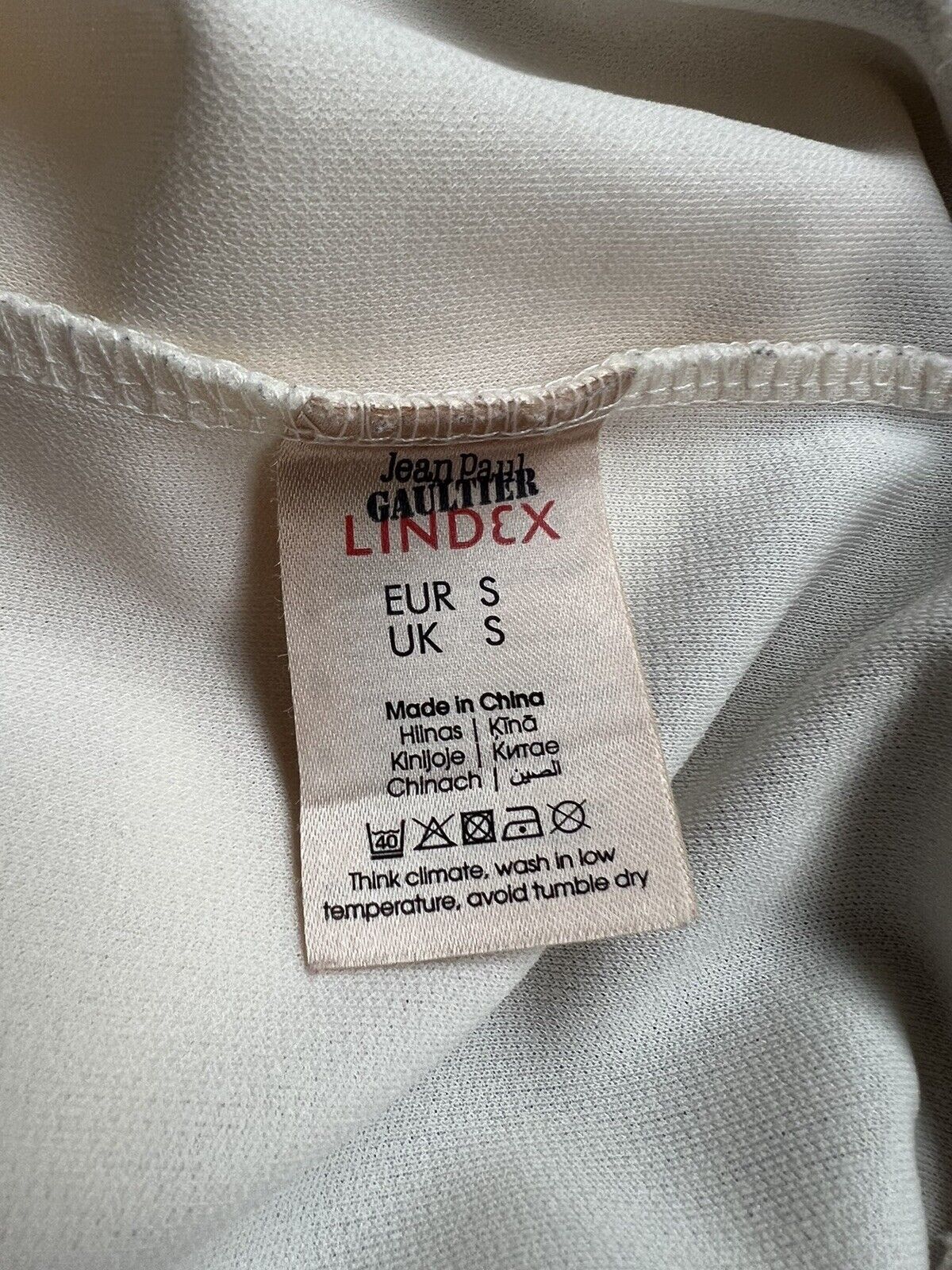 Jean Paul Gaultier Jean Paul Gaultier Lindex Tank Top Ivory Size S Size S / US 4 / IT 40 - 9 Thumbnail