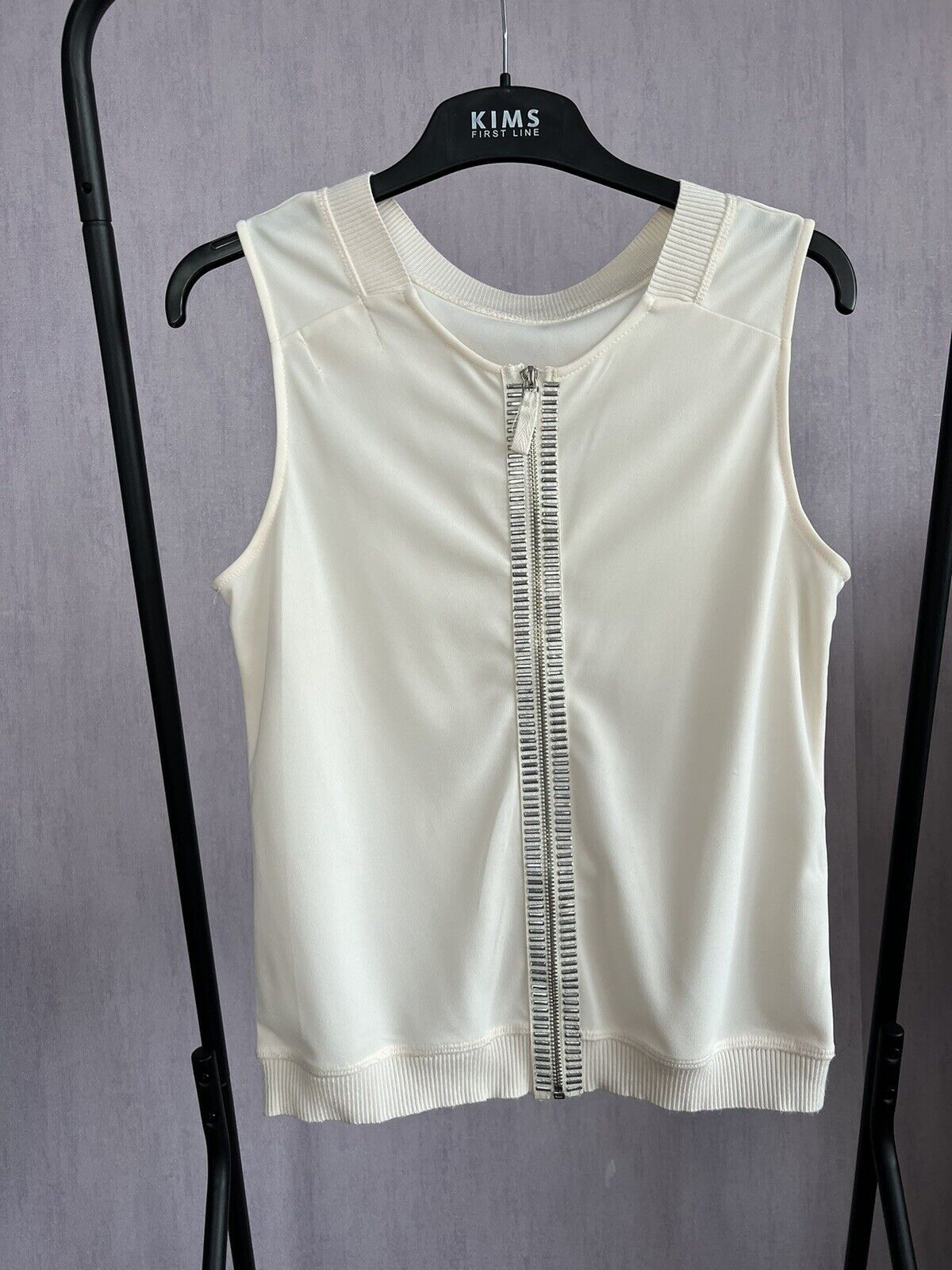 Jean Paul Gaultier Lindex Tank Top Ivory Size S